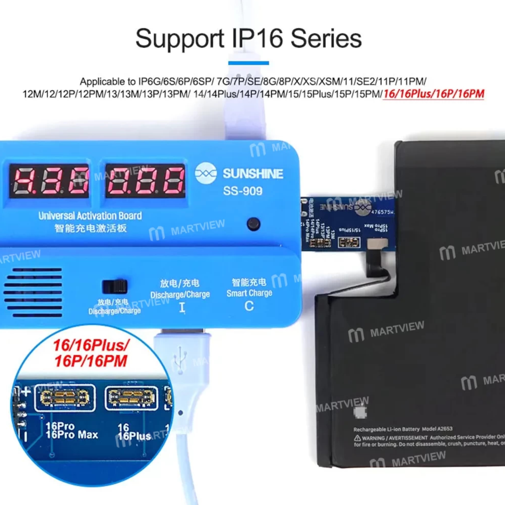 Sunshine SS-909 V10 Baterie Activation Tool