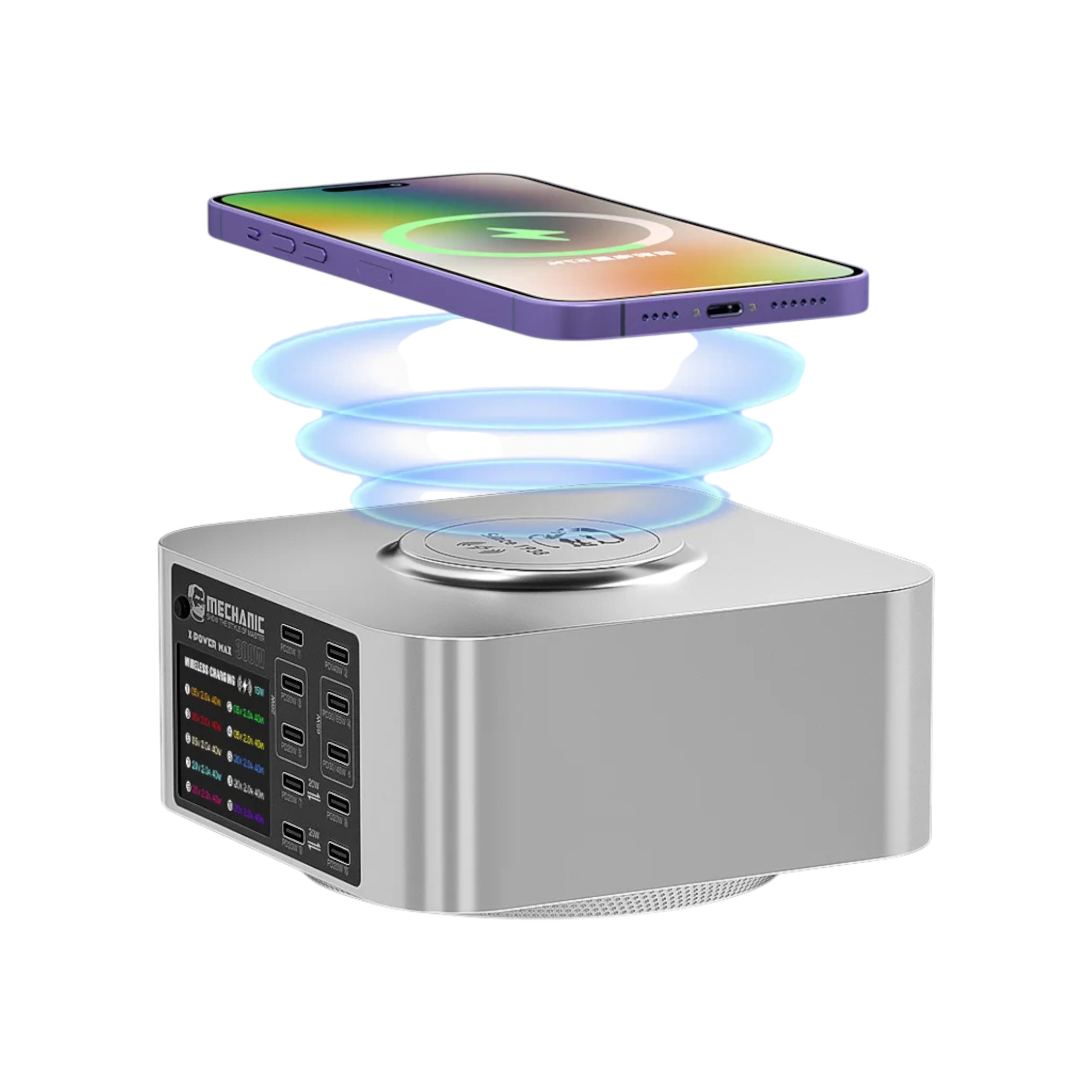 Statie de alimentare si incarcare wireless Mechanic X-Power Max 300W cu diagnoză