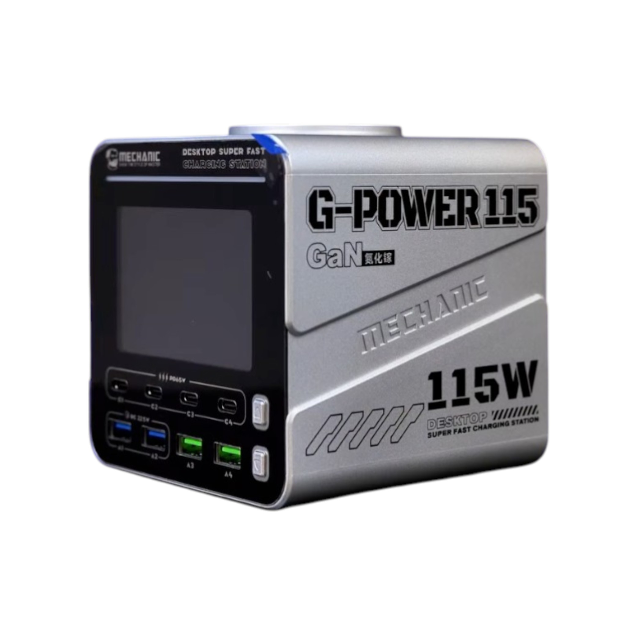 Statie de incarcare inteligenta Mechanic G-Power 115W, 8 porturi, LCD