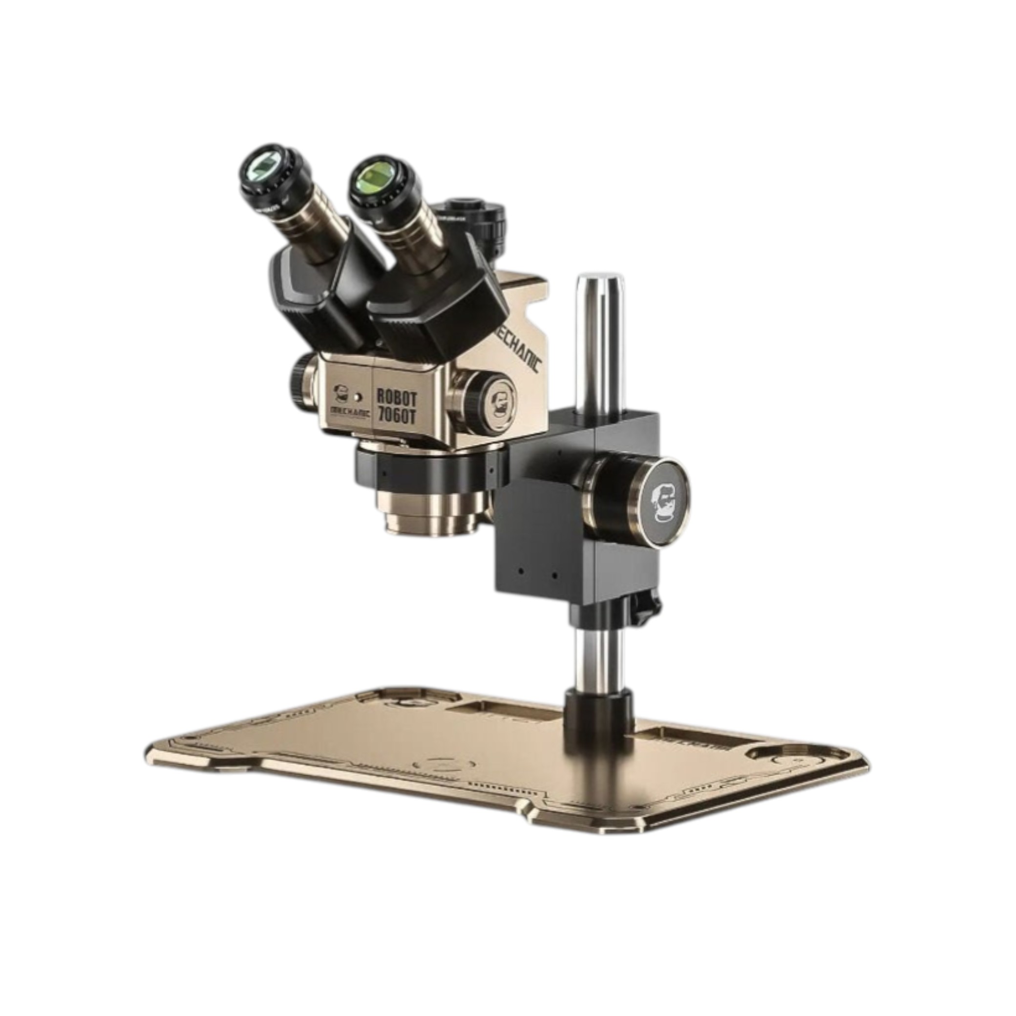 Microscop stereo trinocular Mechanic ROBOT 7060T-TG 7X-60X