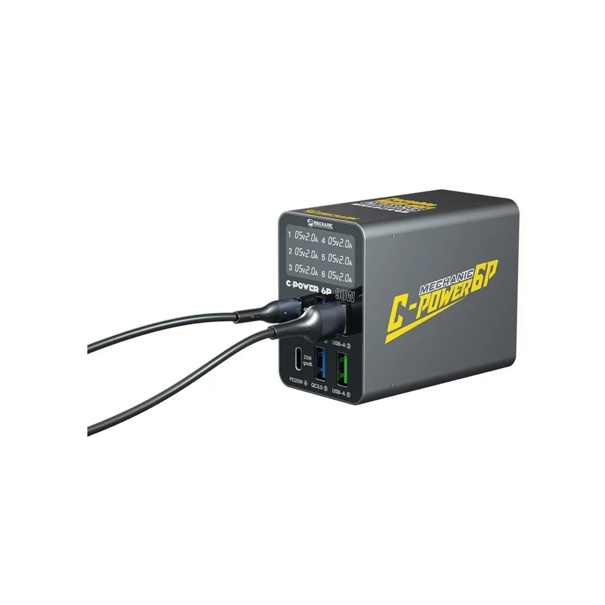 Incarcator multi-port Mechanic C-POWER 6C 40W