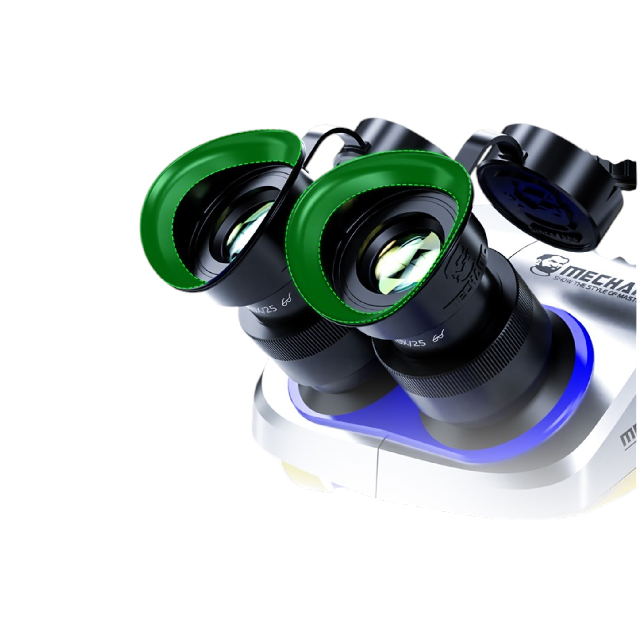 Capac silicon antipraf ocular microscop, gri