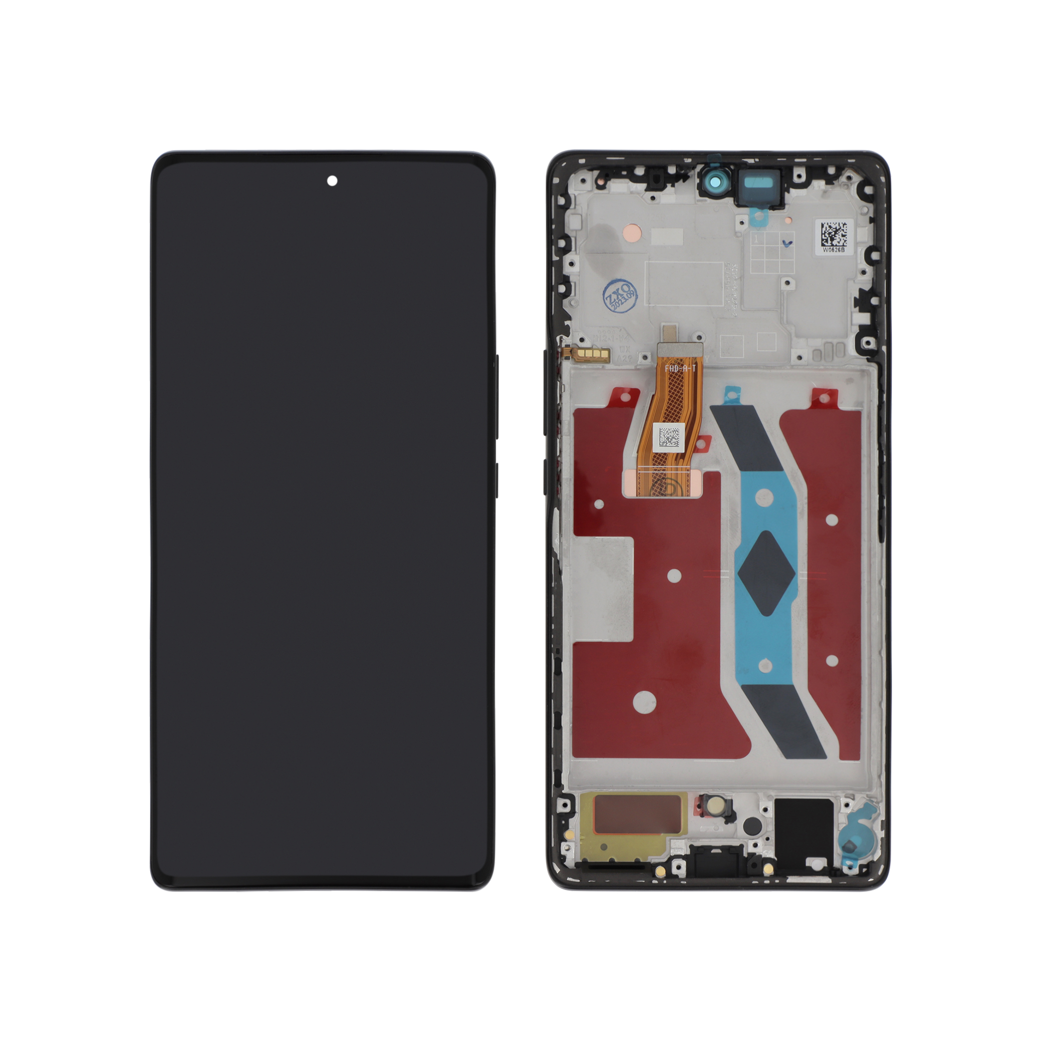 Display complet cu ramă Honor Magic 5 Lite Negru Compatibil
