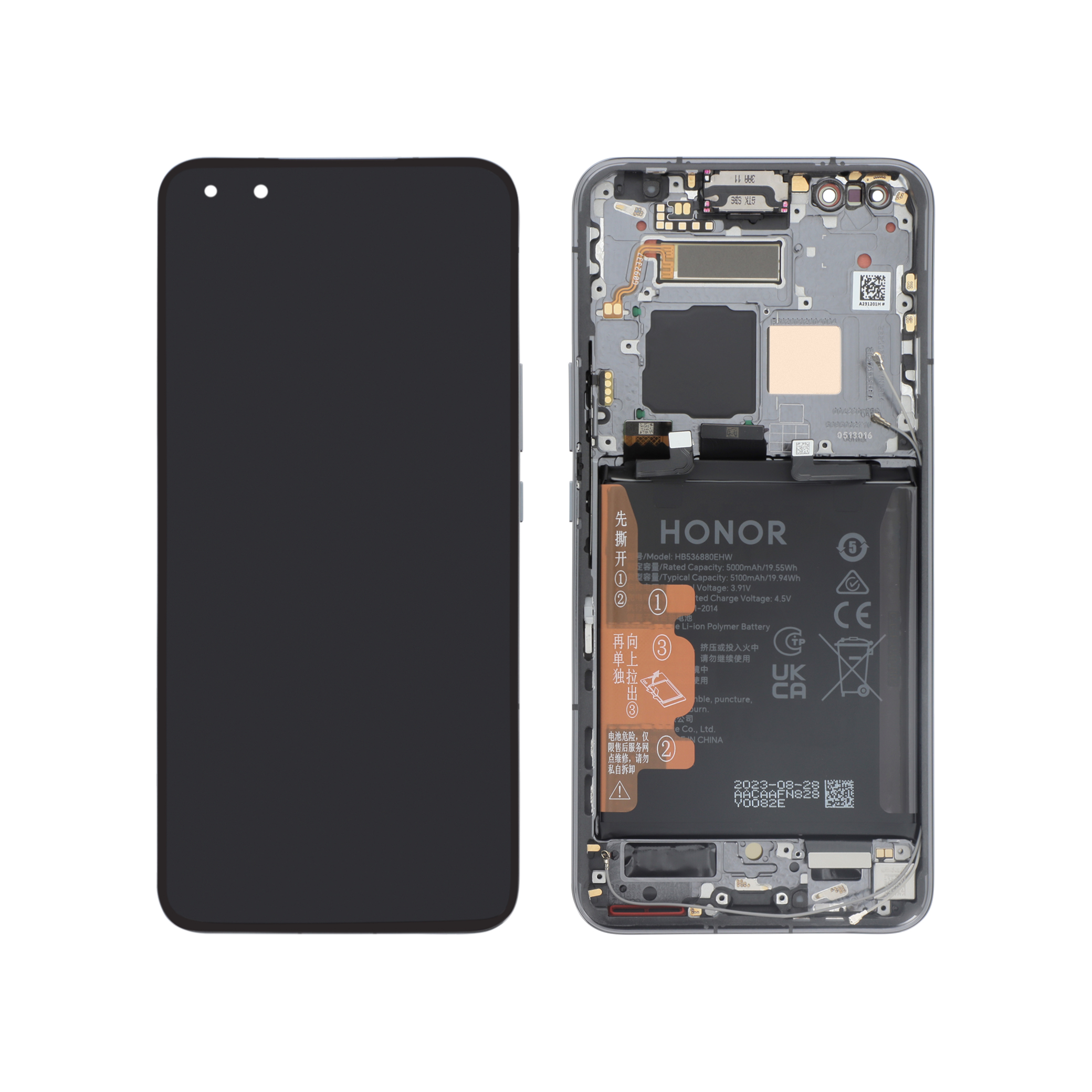 Display Honor Magic5 Pro Negru Service Pack