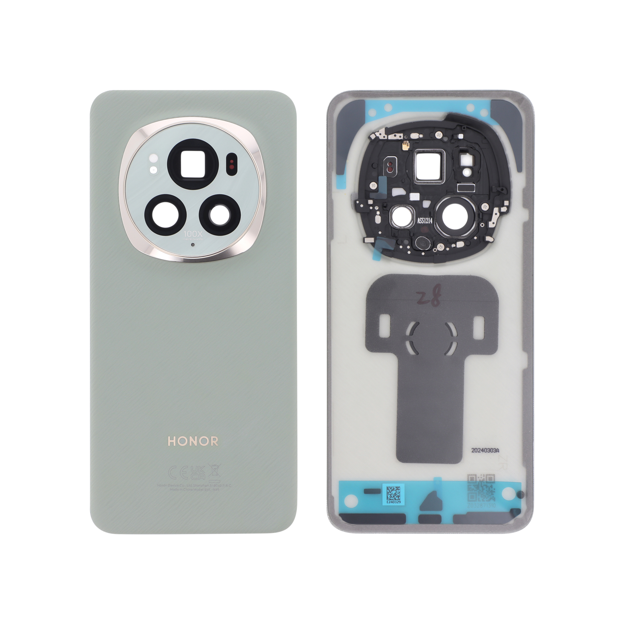 Capac spate Green Honor Magic6 Pro Service Pack