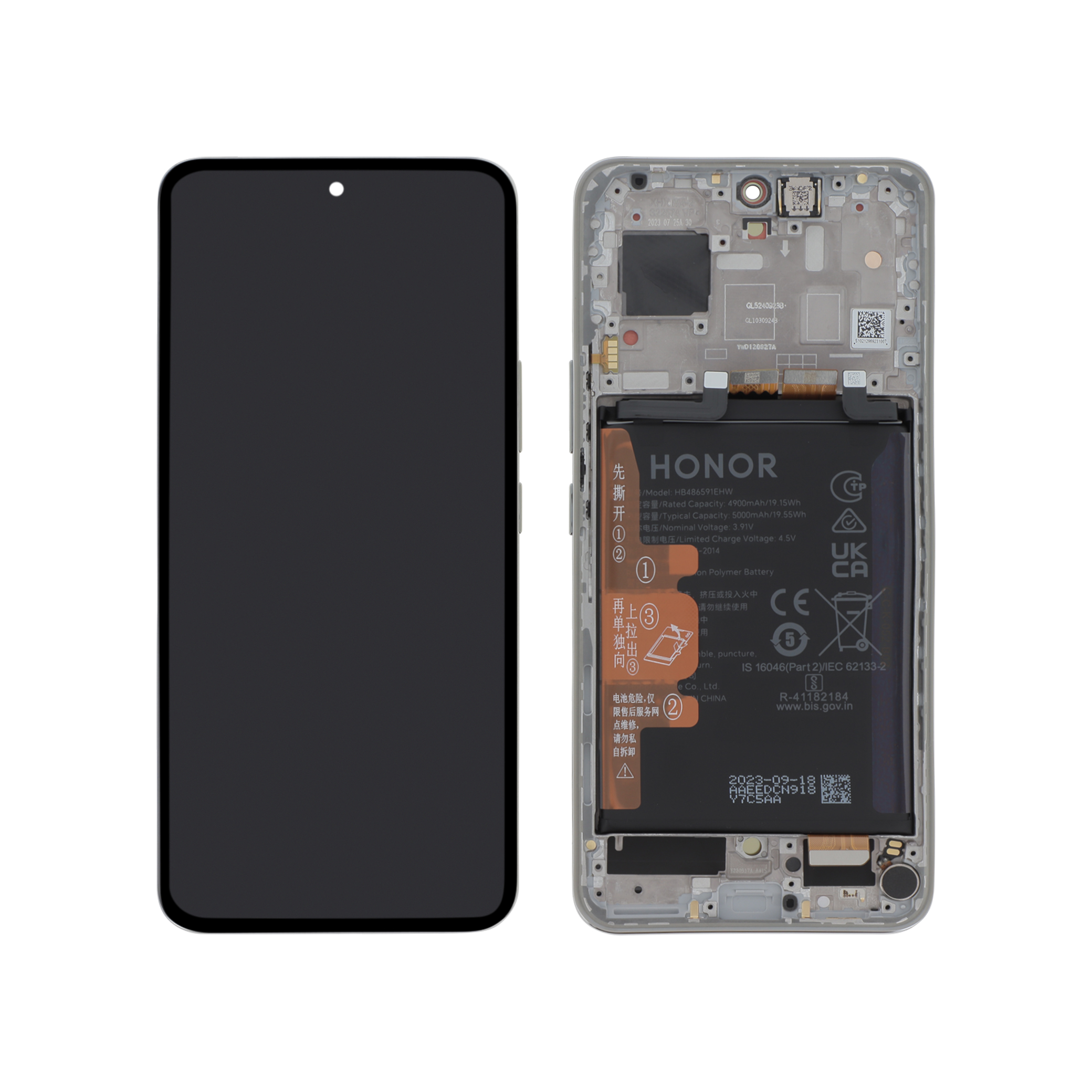 Display complet Honor 90 Silver Service Pack