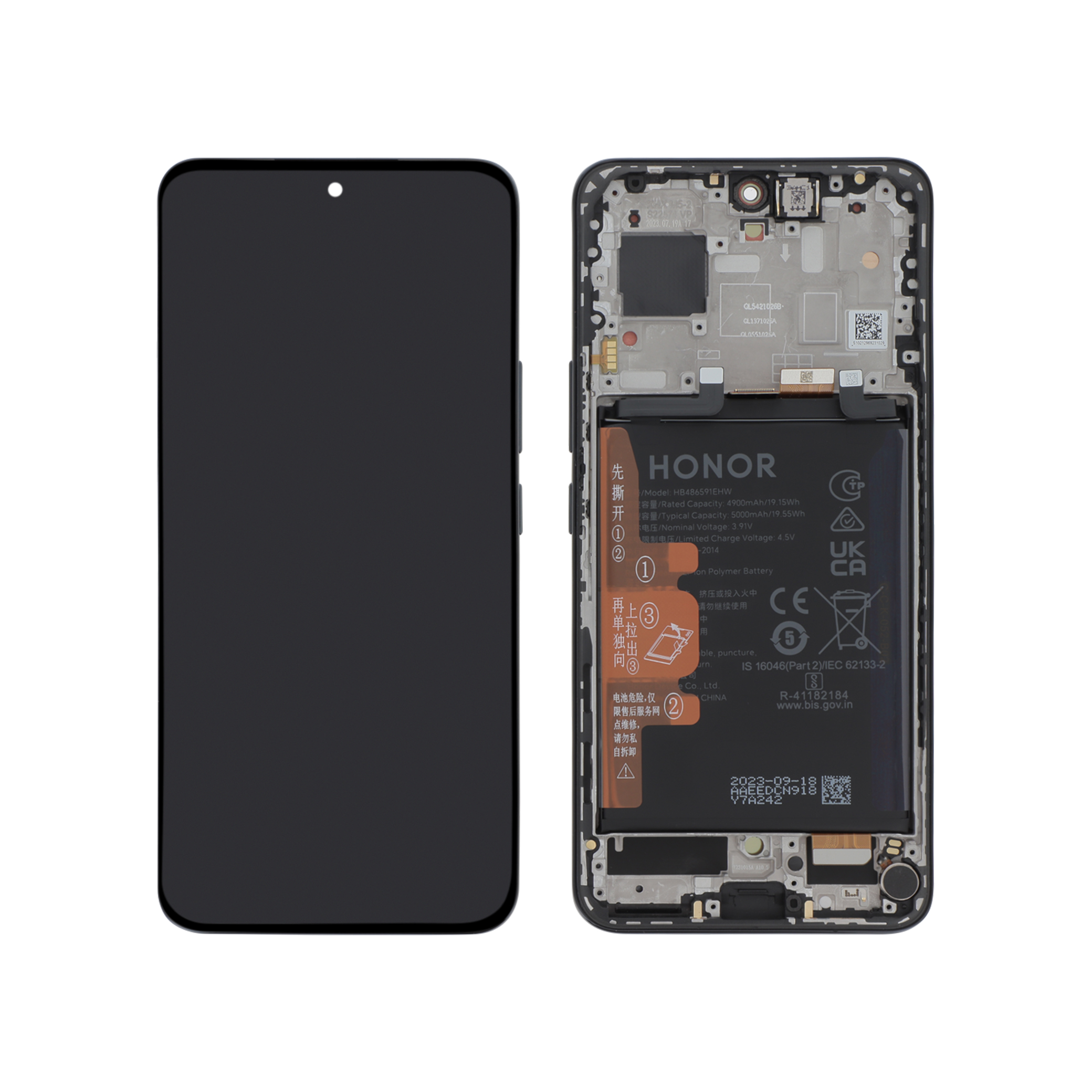 Display complet Honor 90 Black Service Pack