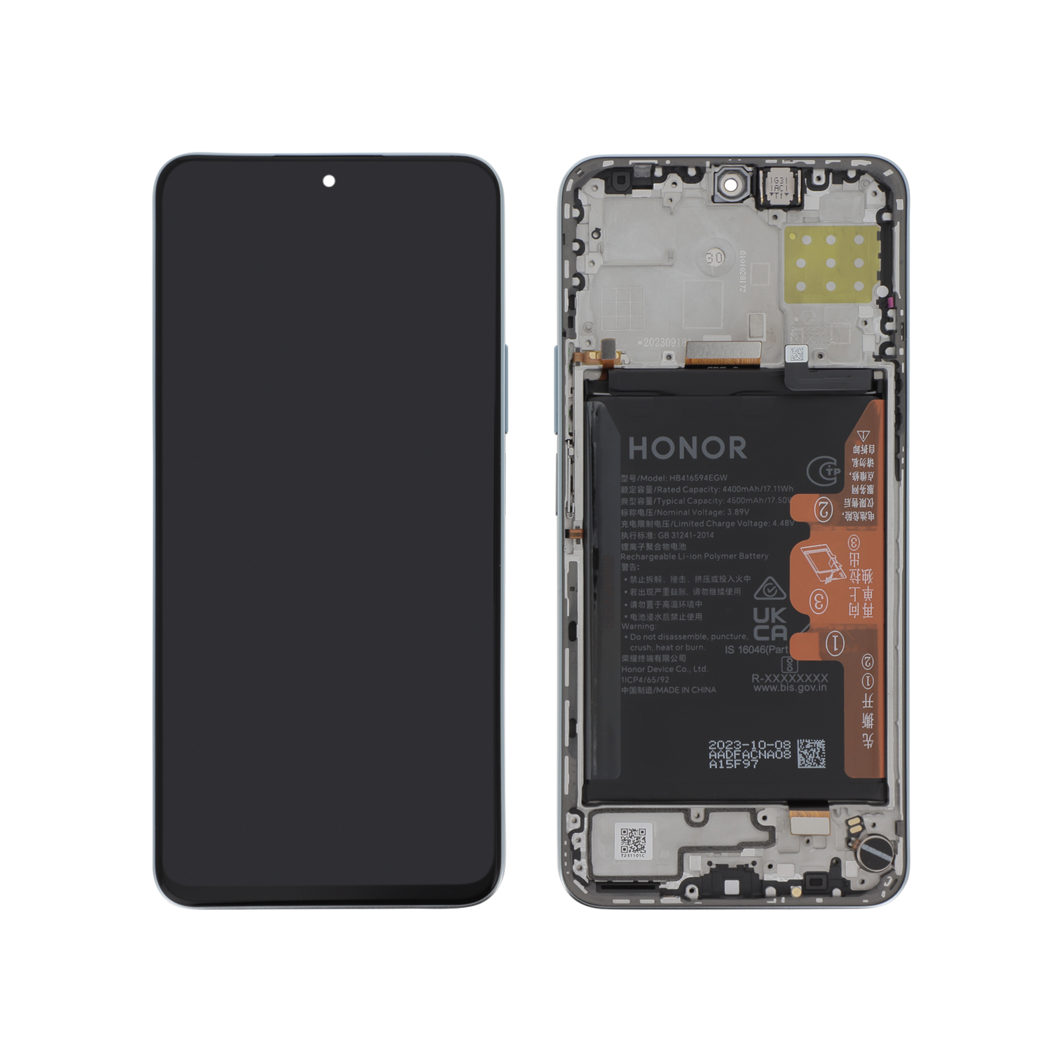 Display complet Honor 90 Lite / X8a Silver Service Pack