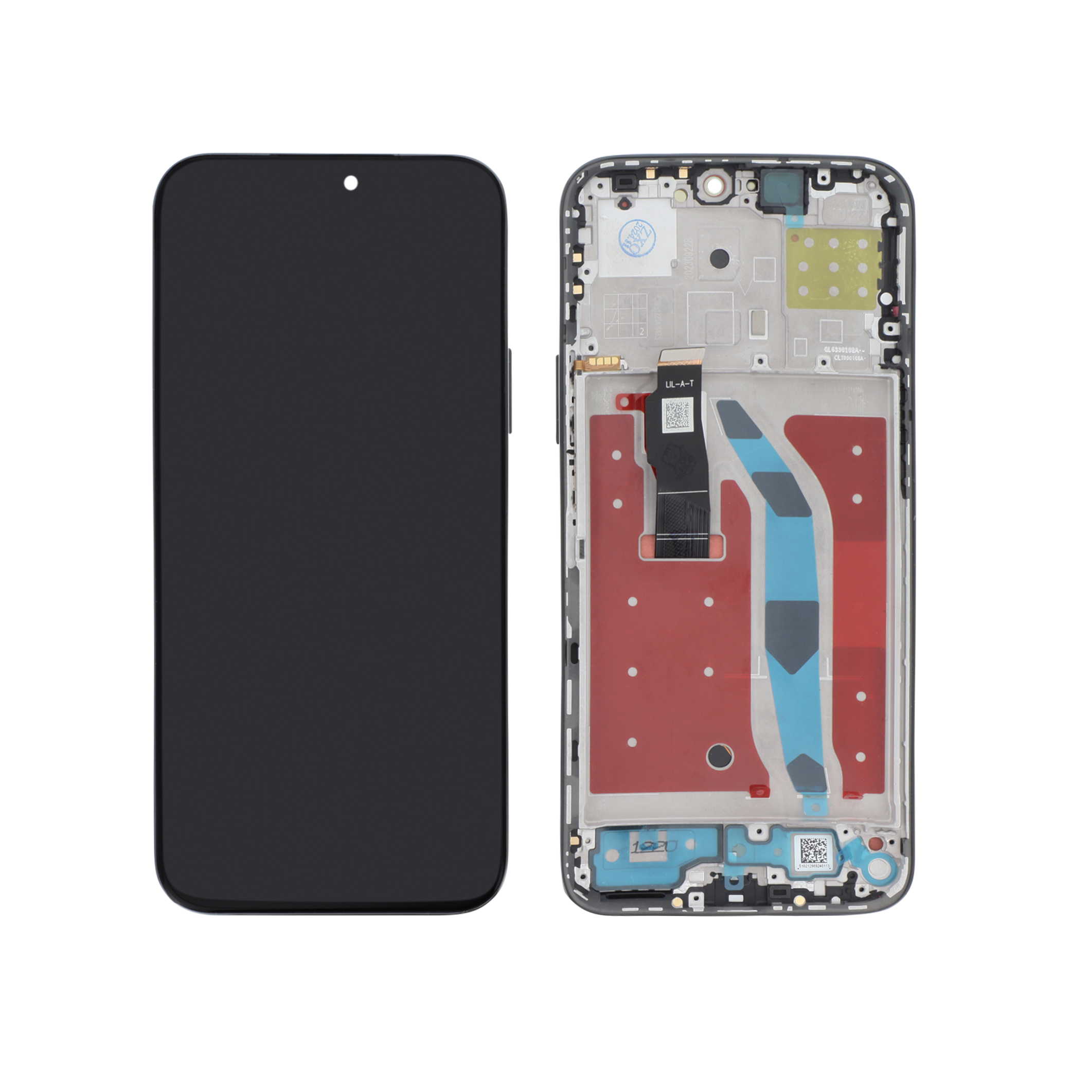 Display complet cu ramă Honor 200 Lite Black Reconditionat