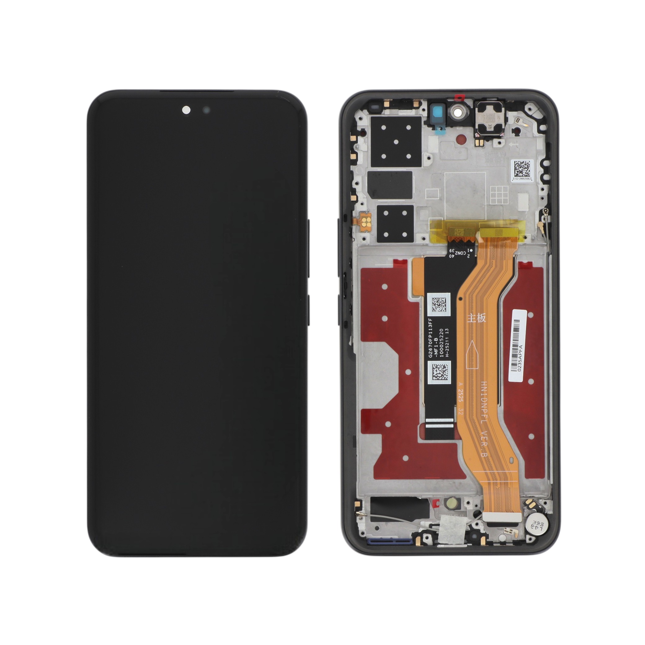 Display Assembly Honor 400 Pro Black Service Pack