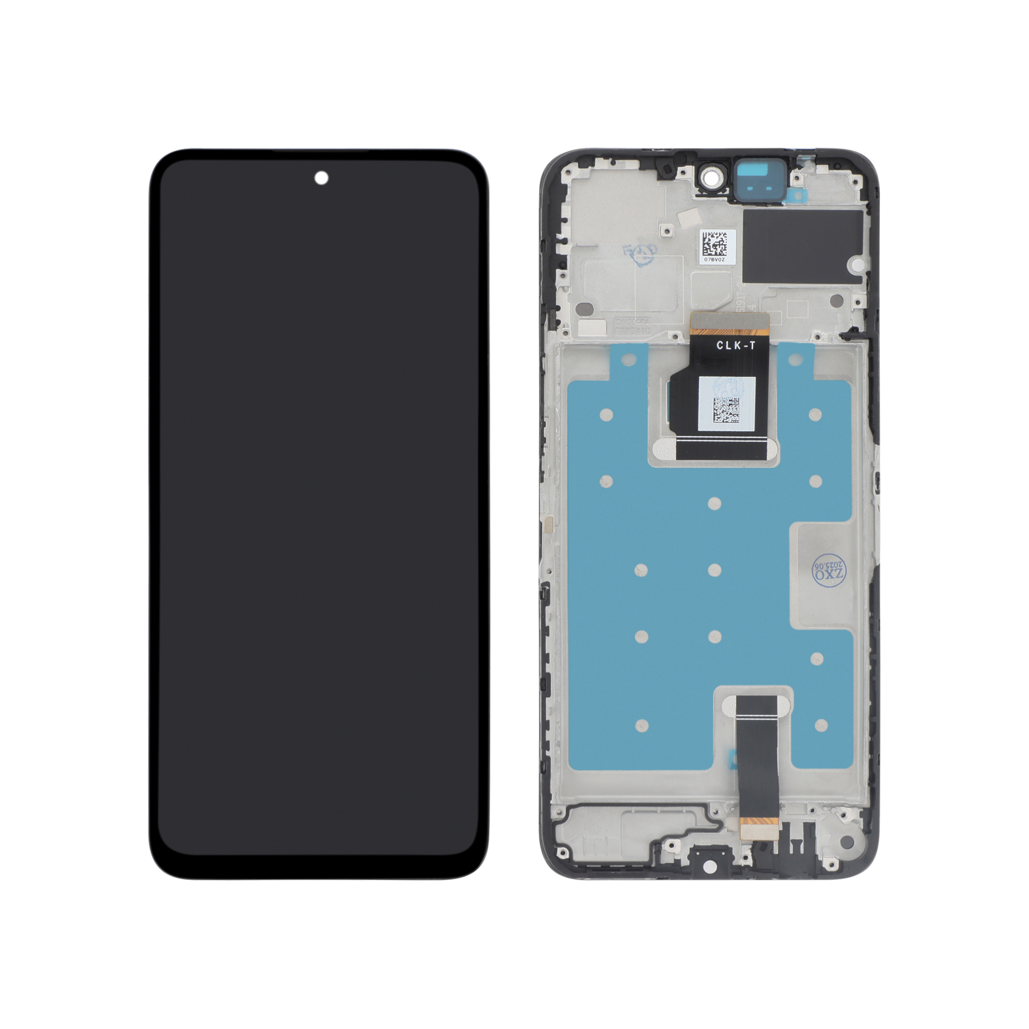 Display complet cu ramă Honor 200 Smart Negru Compatibil