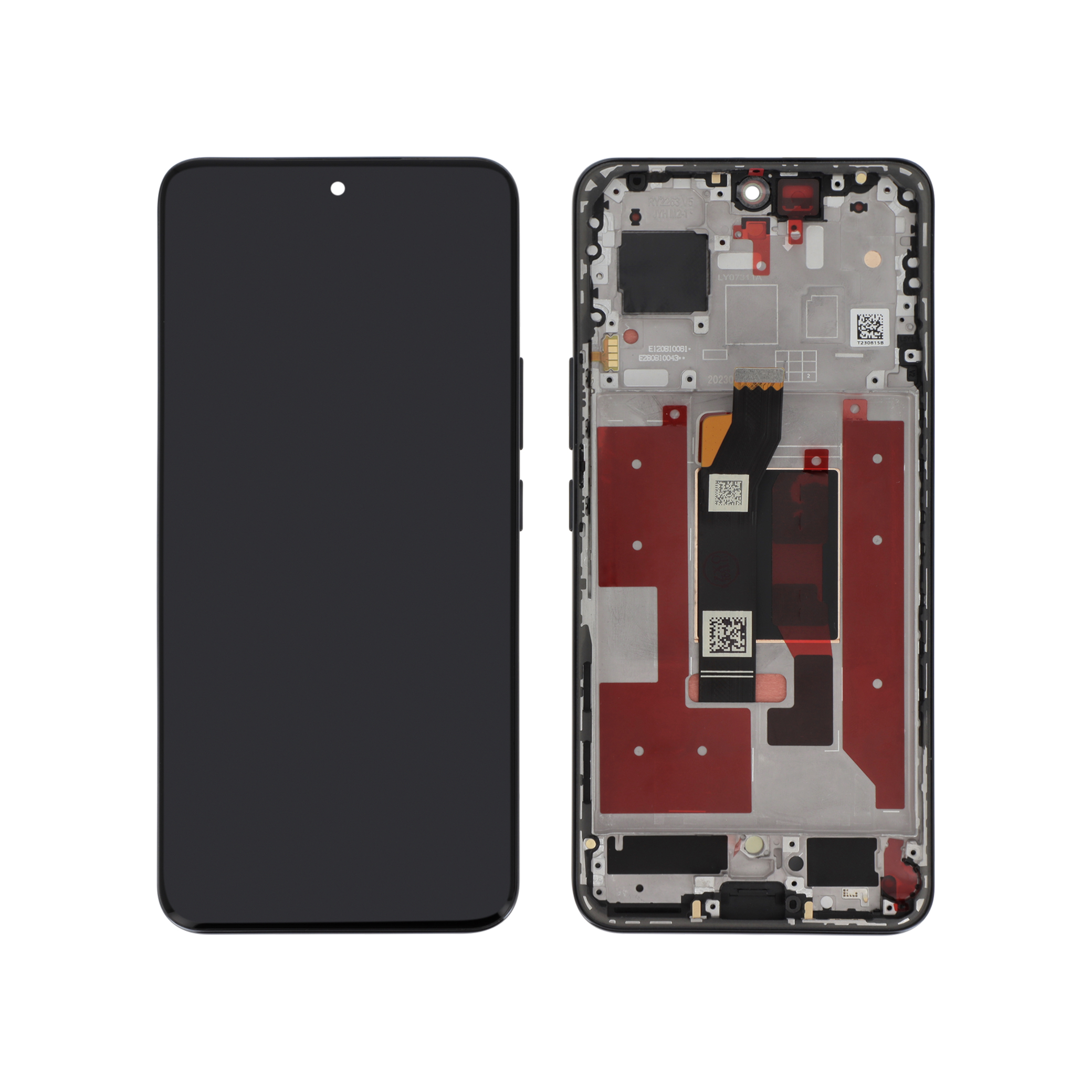 Display complet cu ramă Honor 90 Negru Compatibil