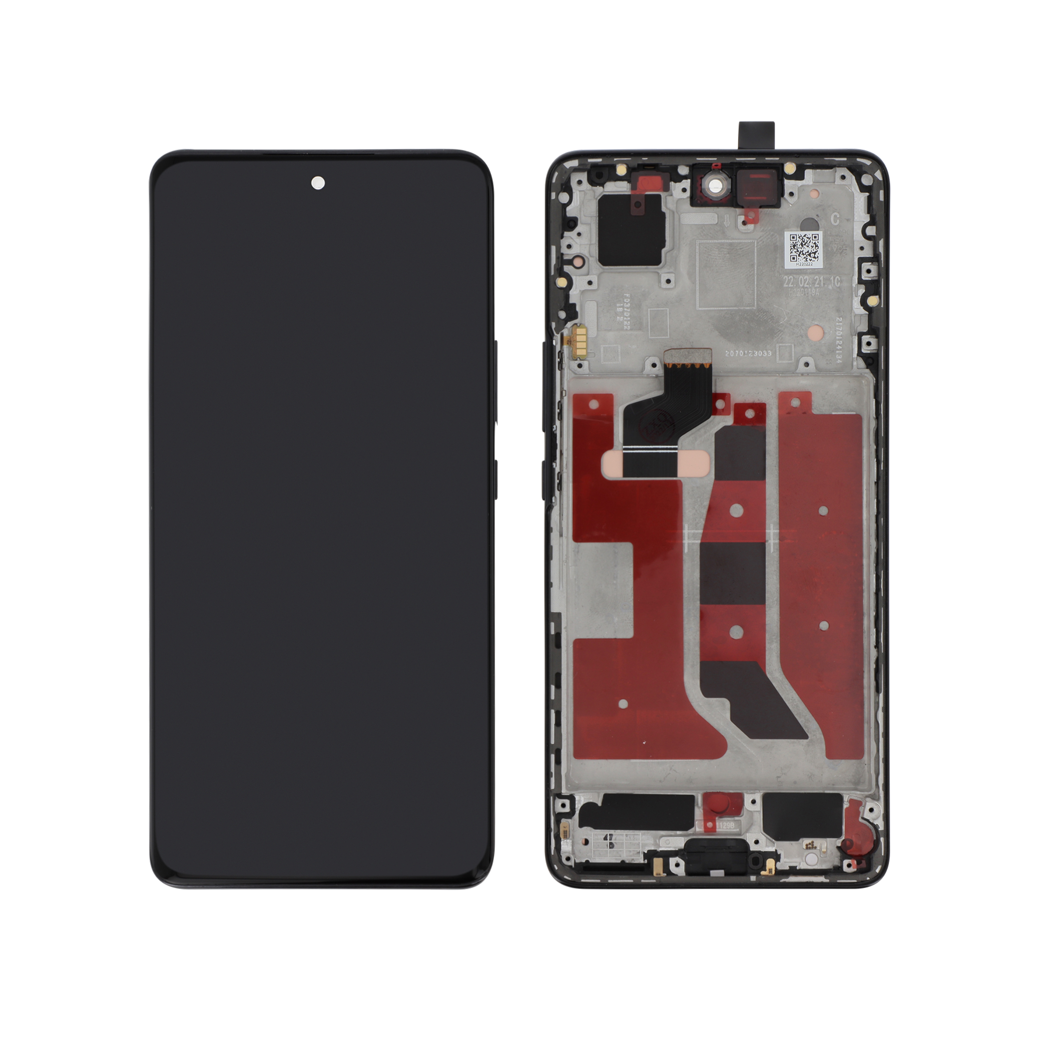 Display complet cu ramă Honor 50 Black Reconditionat