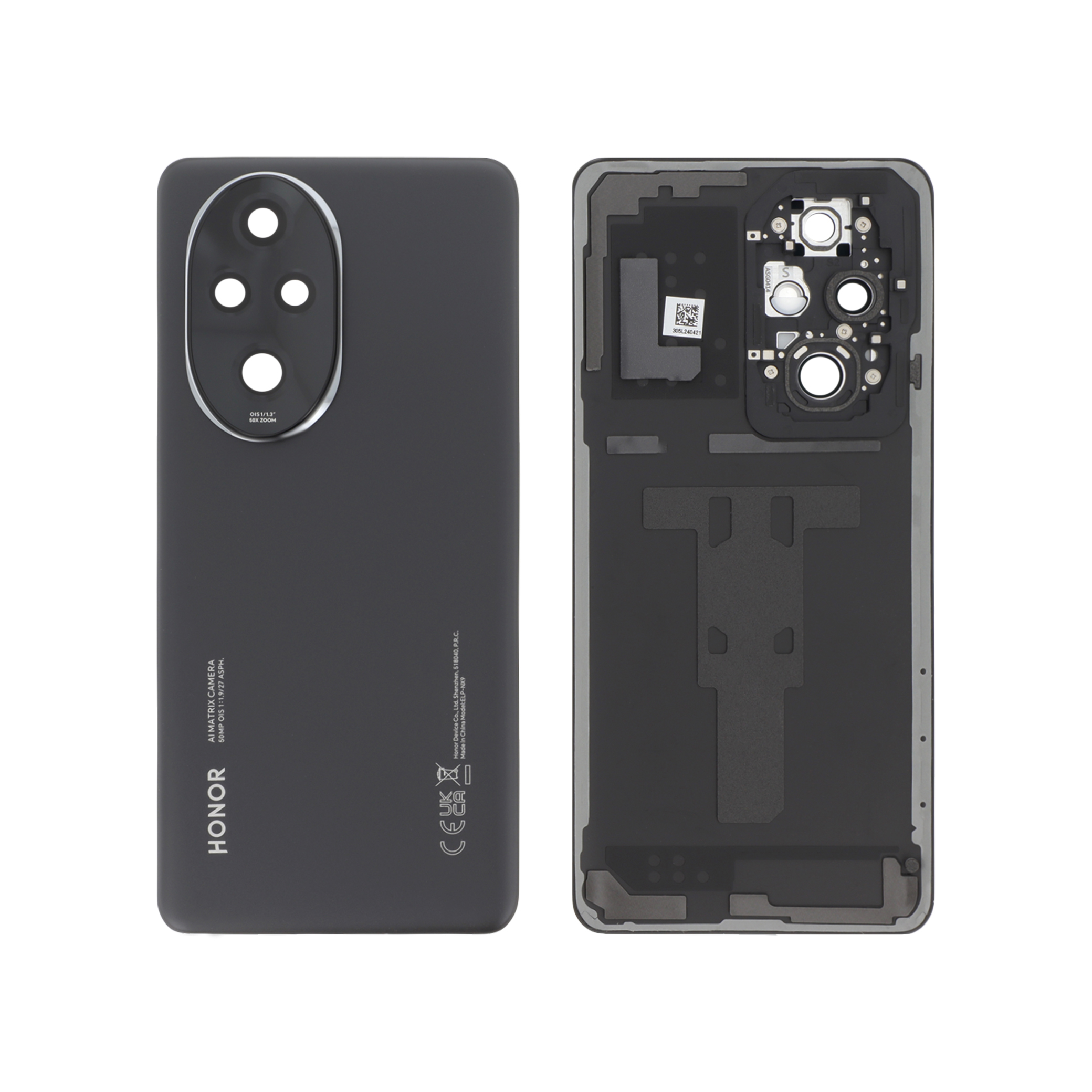Capac spate Honor 200 Pro Black Service Pack