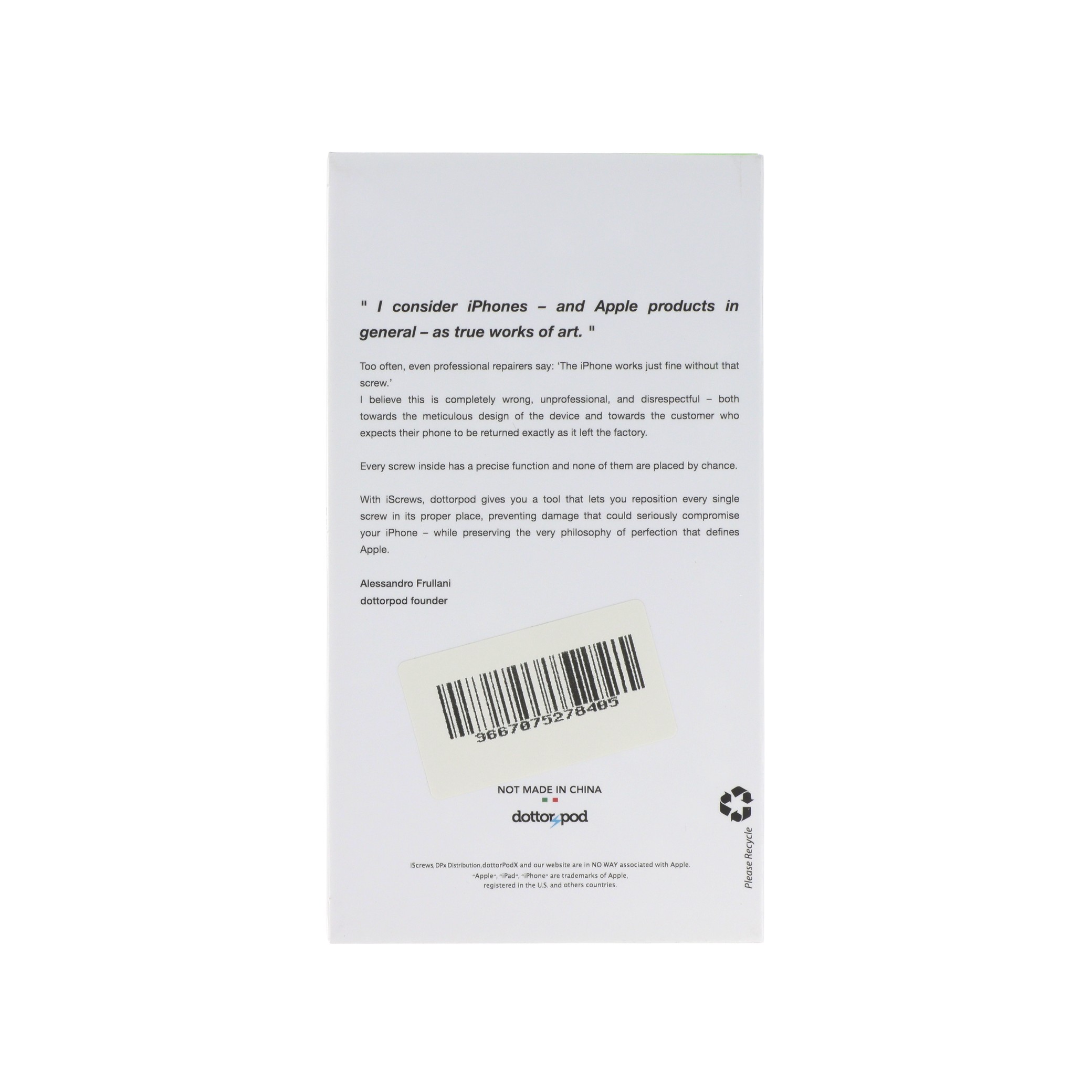 Tava organizare suruburi iScrews iPhone 16e