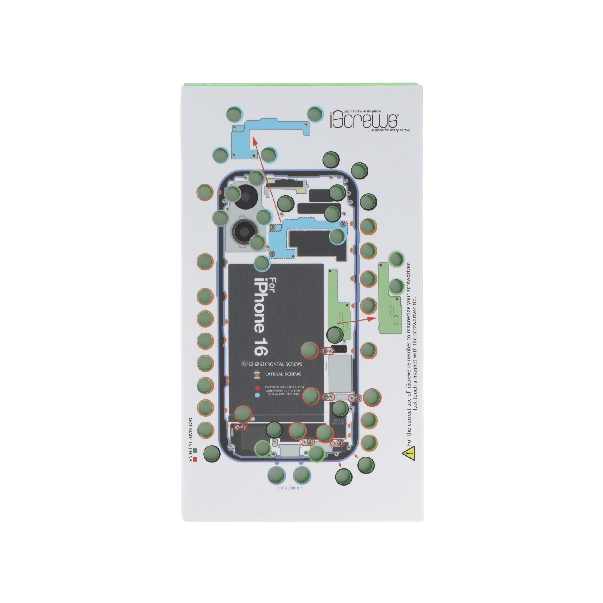 Organizer șuruburi iScrews iPhone 16
