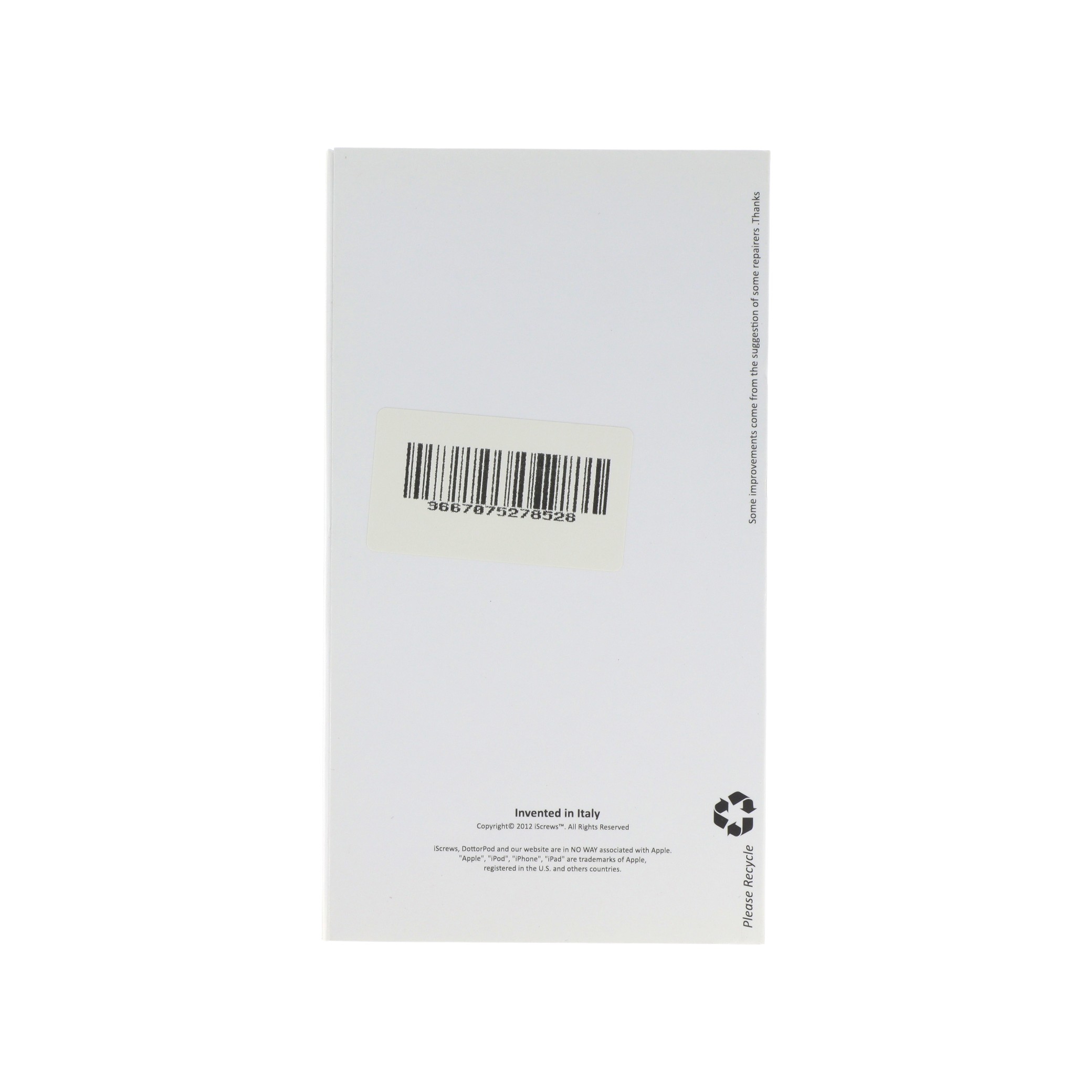 Organizer șuruburi iScrews cu diagramă demontare iPhone X