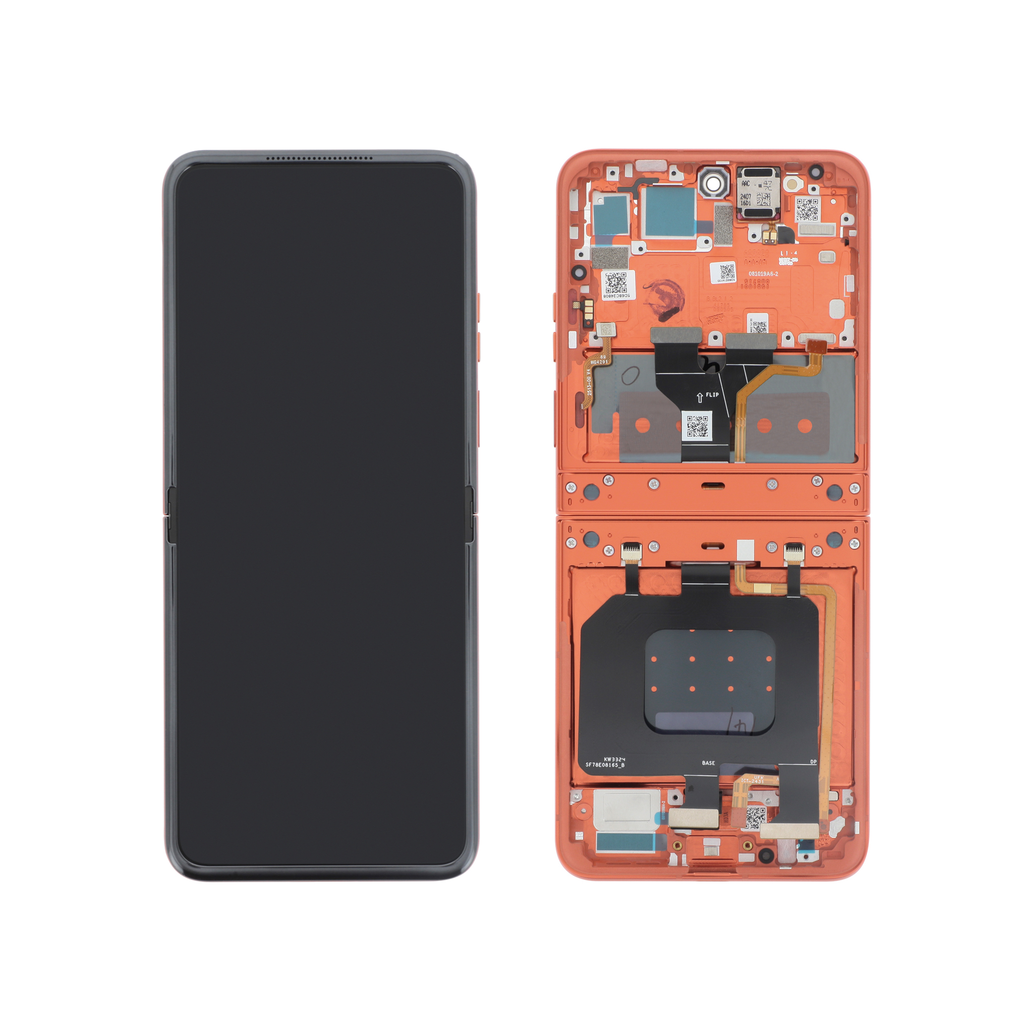 Display complet Motorola Razr 50 Orange Service Pack