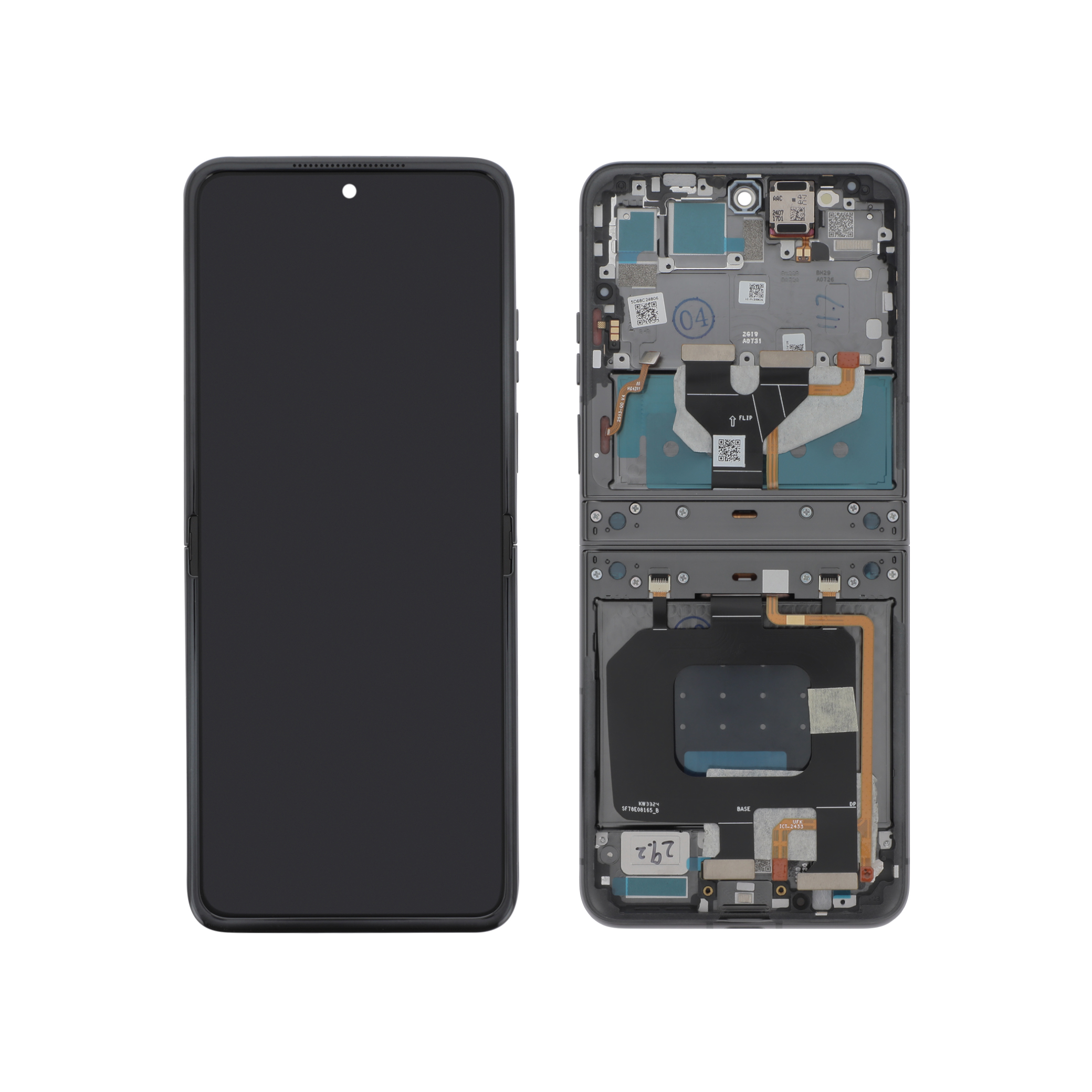 Display complet Motorola Razr 50 Black Service Pack