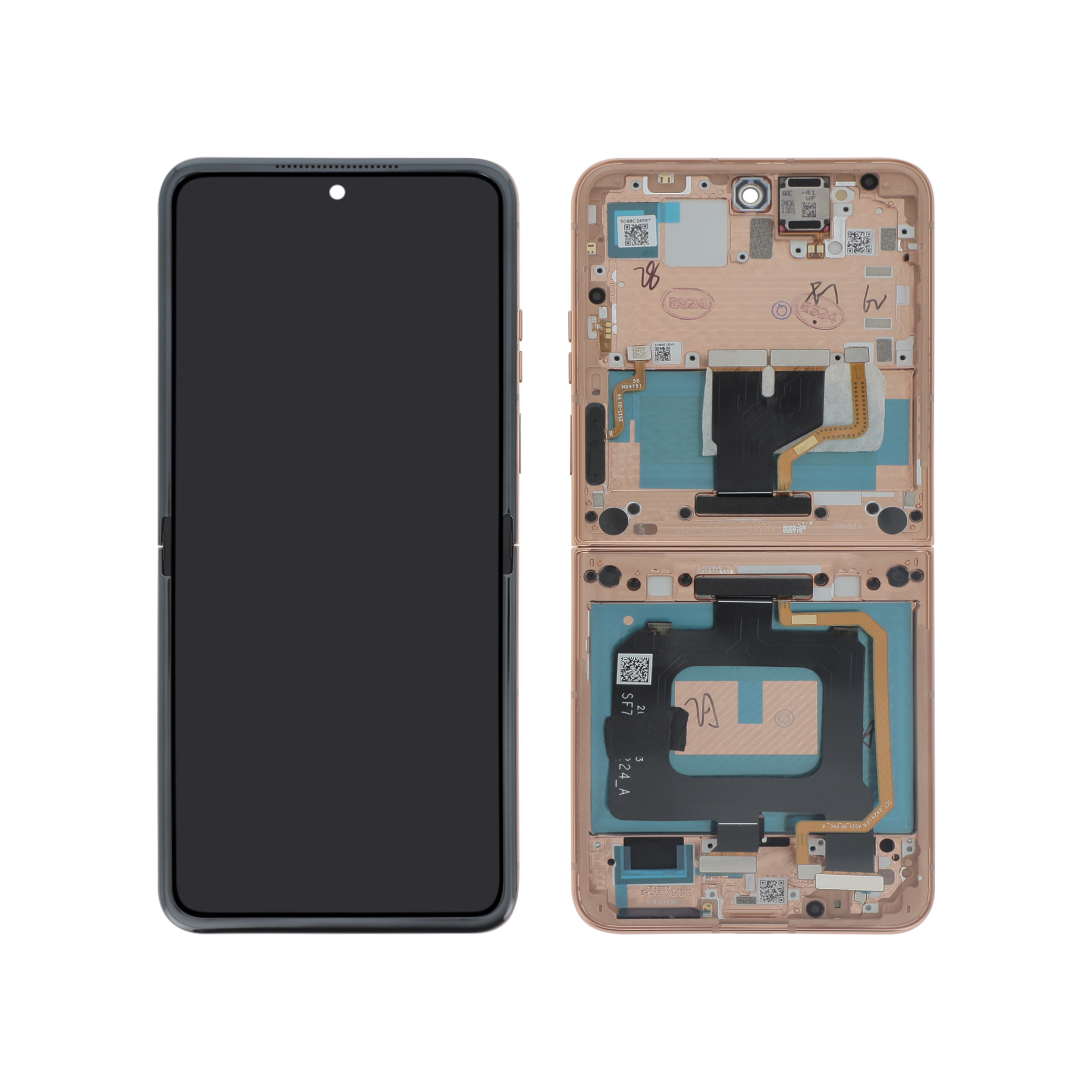 Display complet Motorola Razr 50 Ultra Peach Service Pack