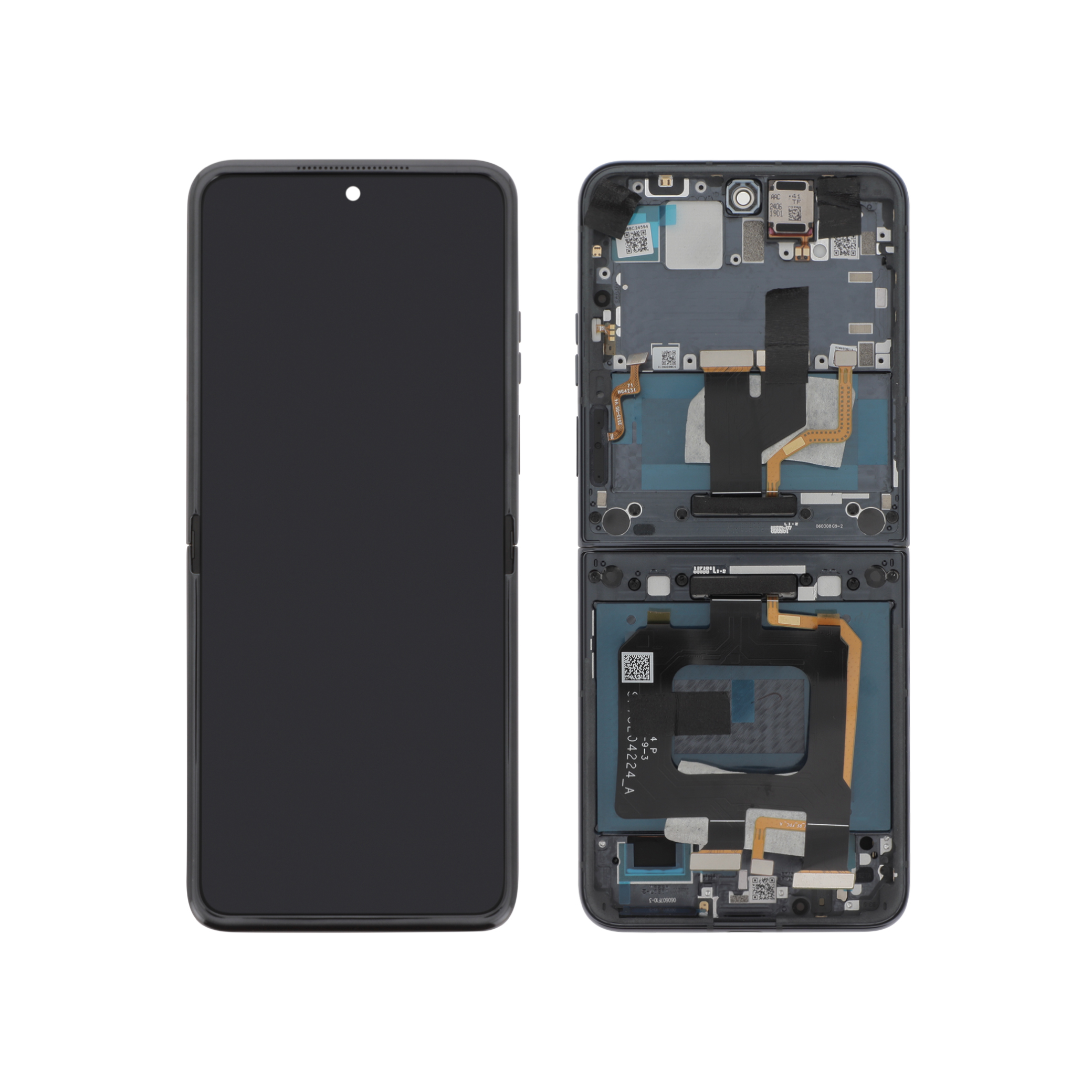 Display complet Motorola Razr 50 Ultra Negru Service Pack