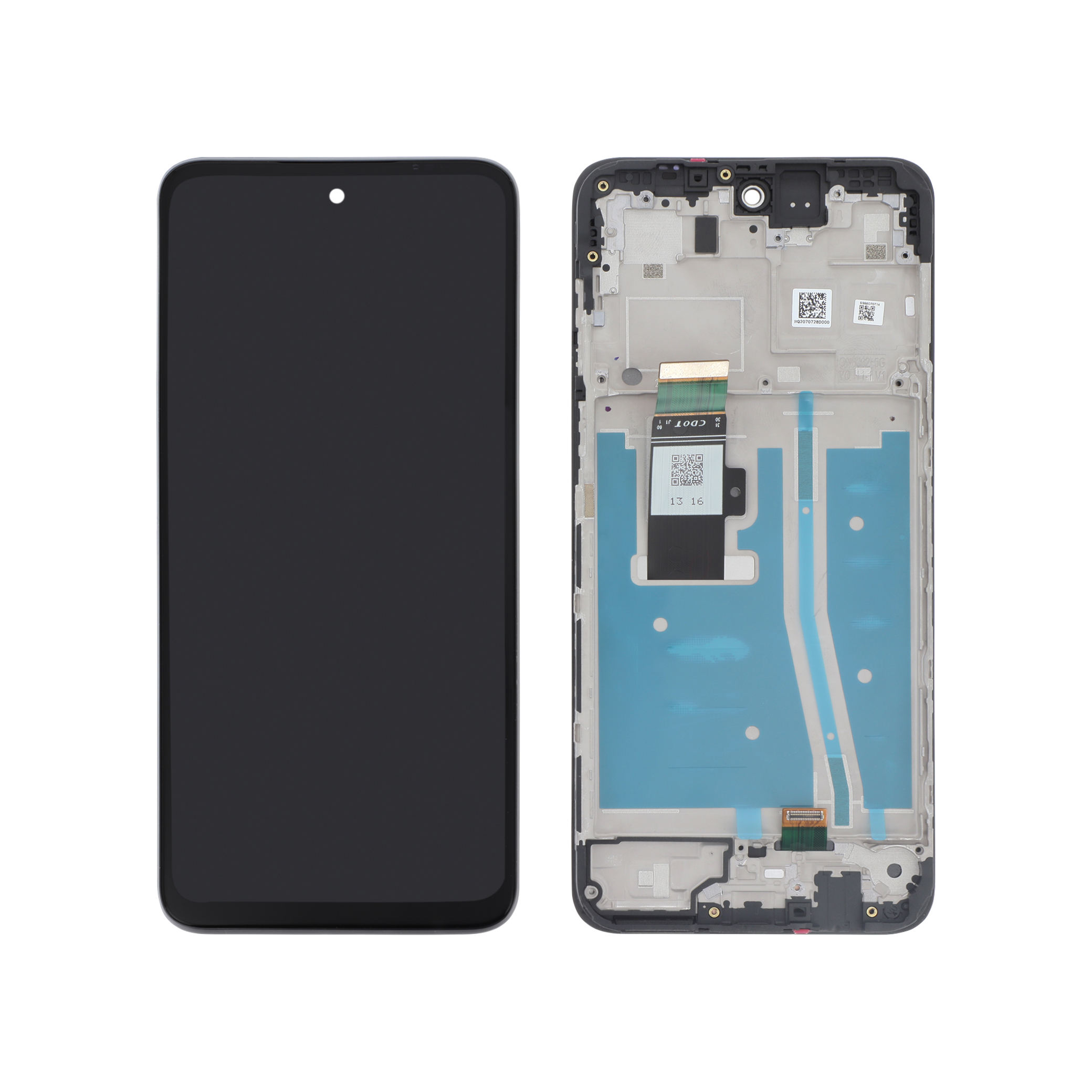 Display complet Motorola Moto G53 5G Negru Service Pack