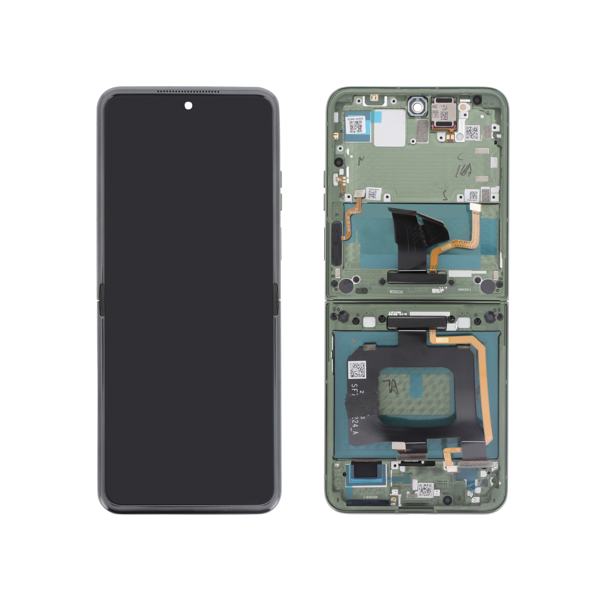 Display Assembly Motorola Razr 50 Ultra Verde Service Pack