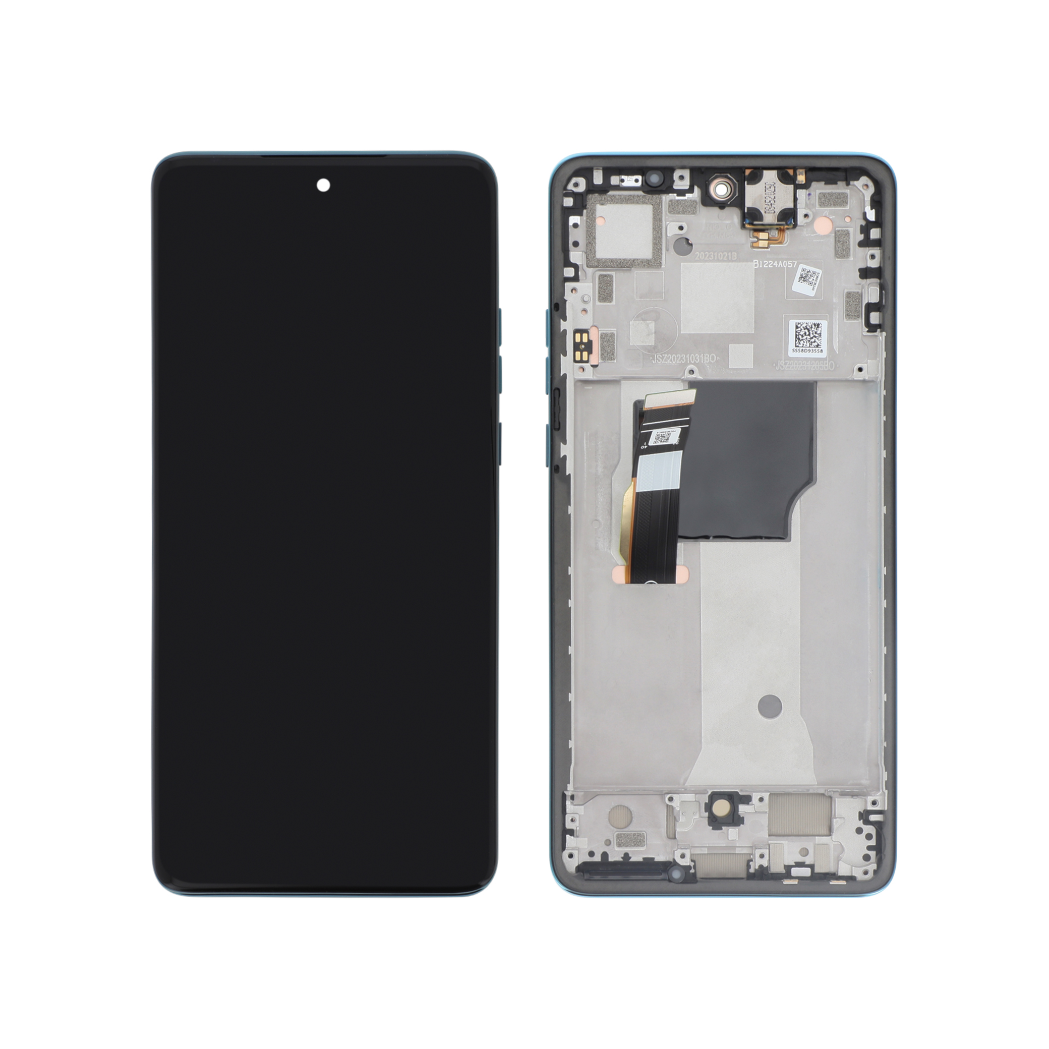 Display complet Motorola Moto Edge 40 Neo Albastru Service Pack