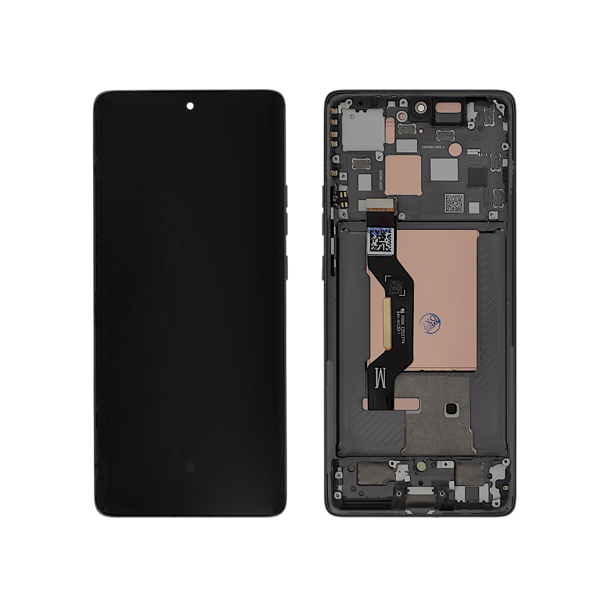 Display complet cu ramă Motorola Edge 50 Gri Reconditionat