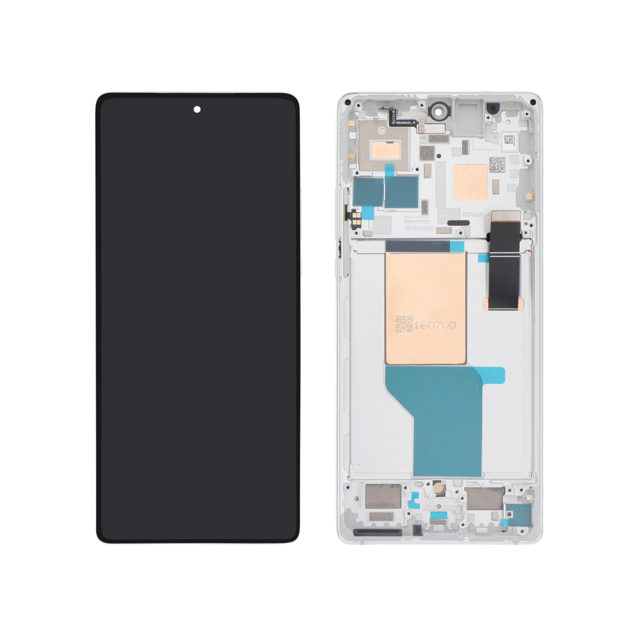 Display complet Motorola Edge 30 Ultra Alb Service Pack