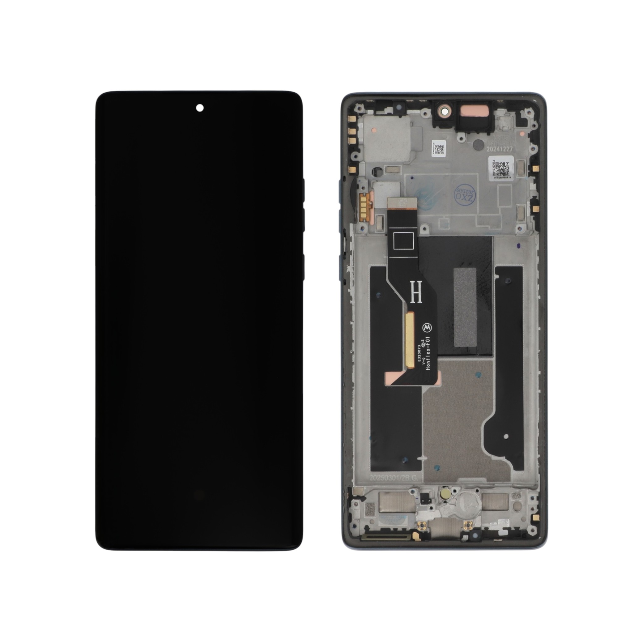 Display complet cu ramă Reconditionat Blue Motorola Edge 50 Fusion