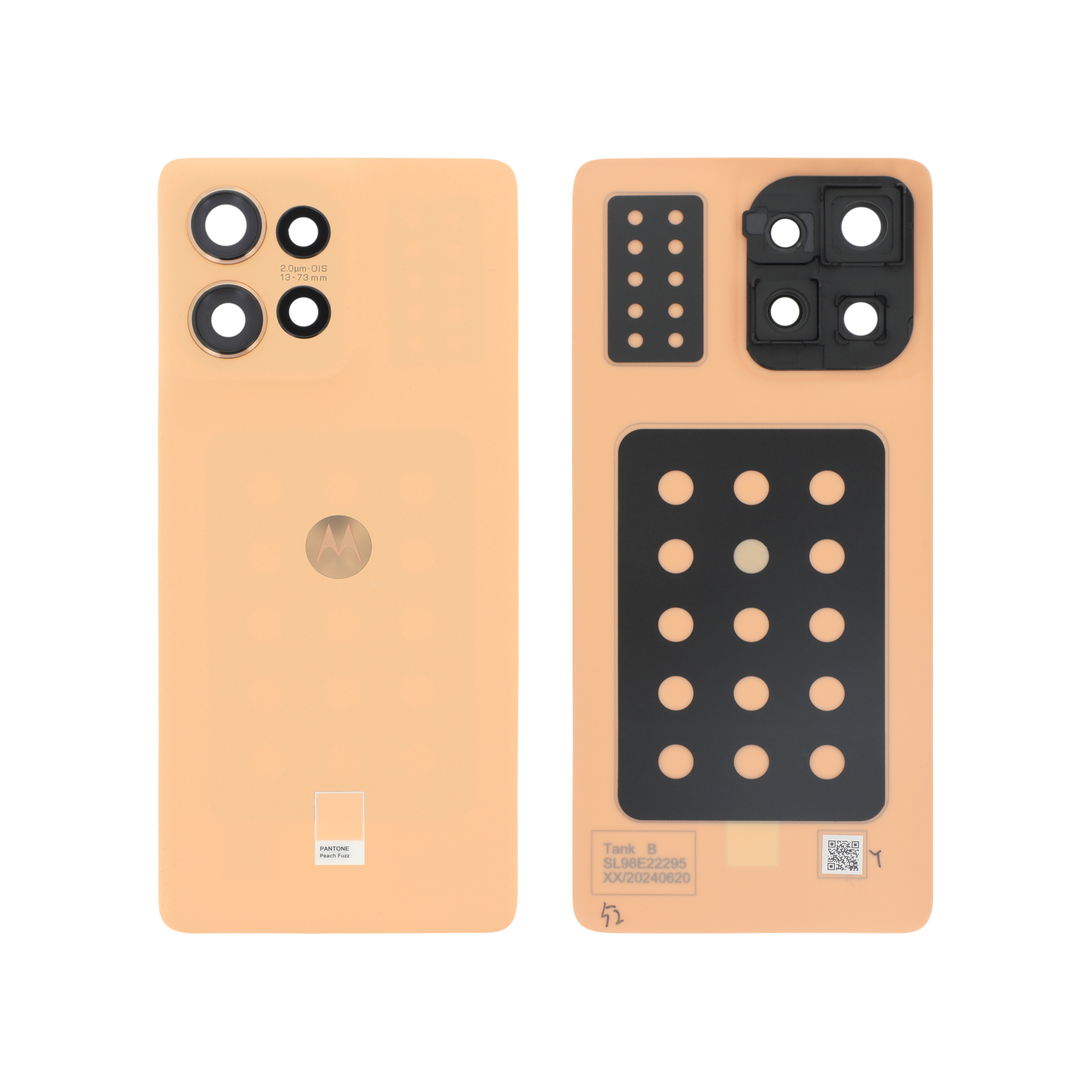 Capac spate Motorola Edge 50 Peach Service Pack
