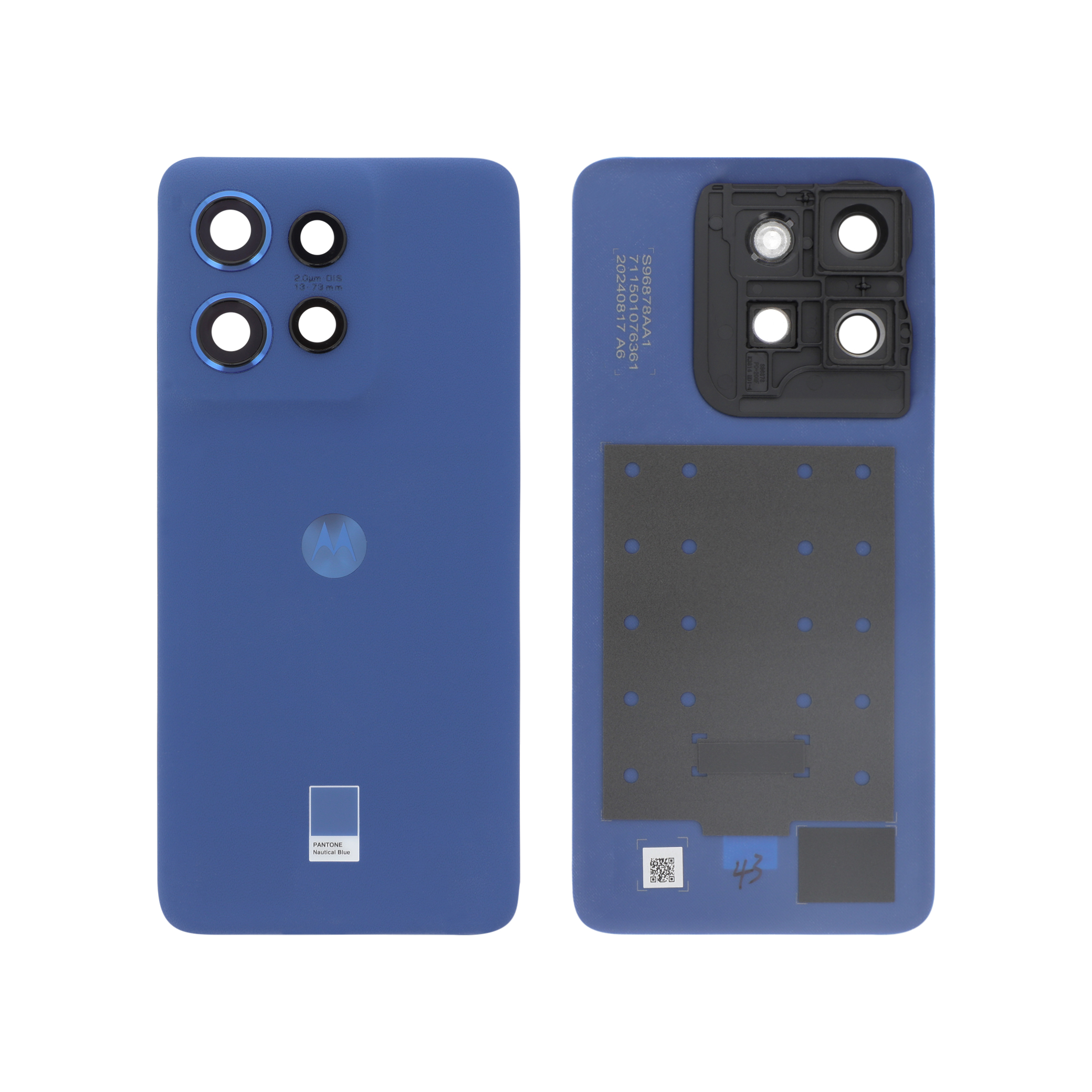 Capac spate Motorola Moto Edge 50 Neo Blue Nautical Service Pack