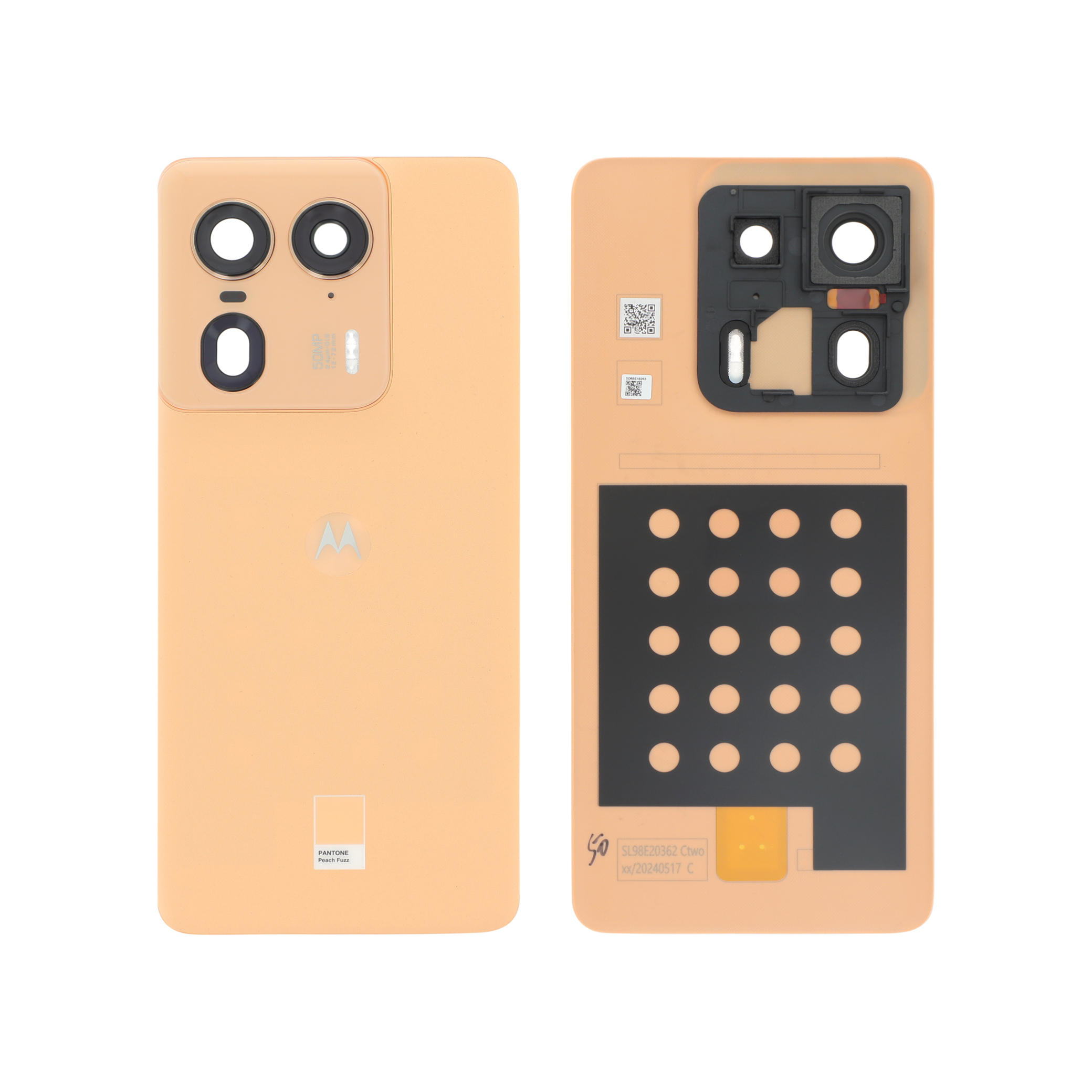 Capac spate Motorola Edge 50 Ultra Peach Service Pack