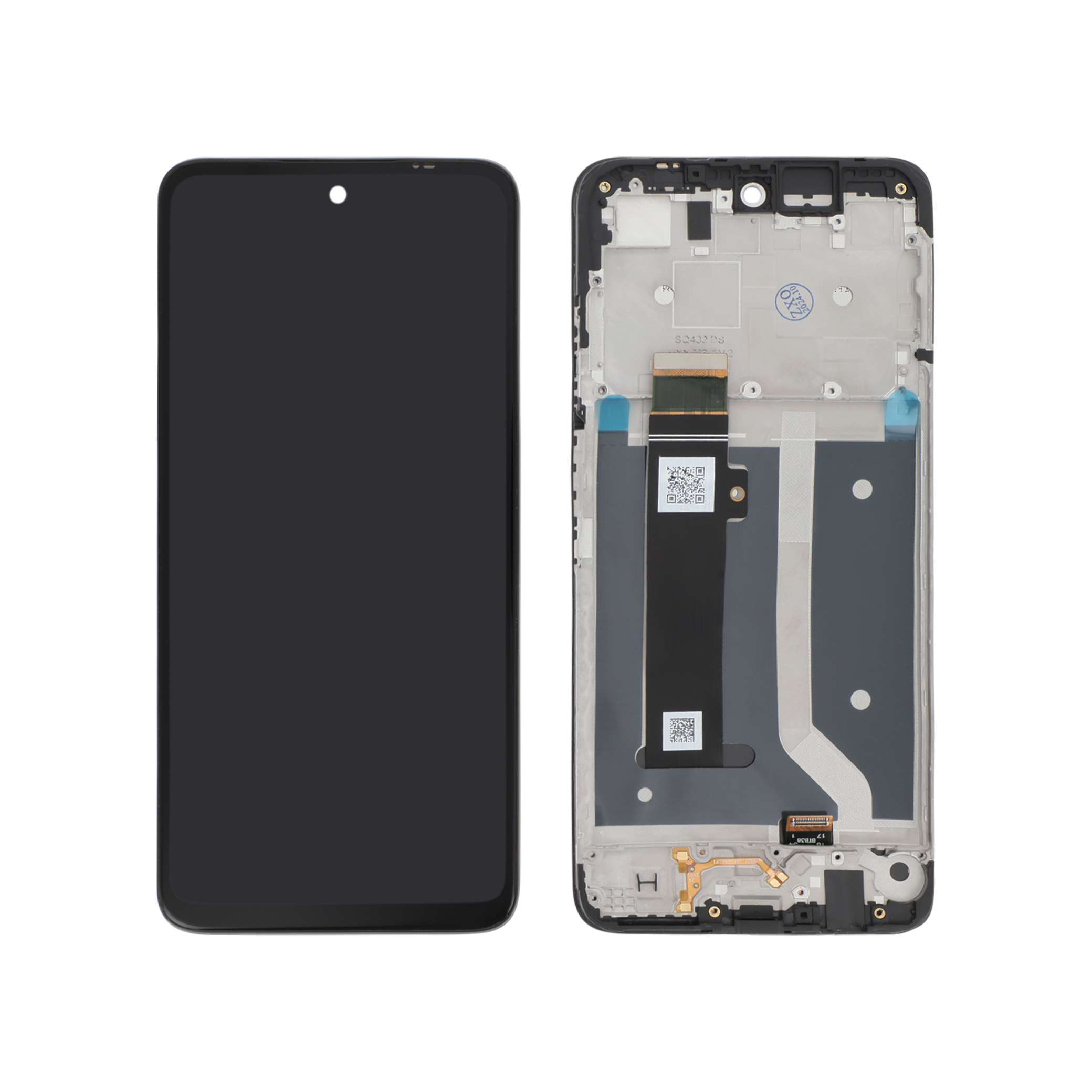 Display complet cu ramă Moto G34 5G Negru Reconditionat