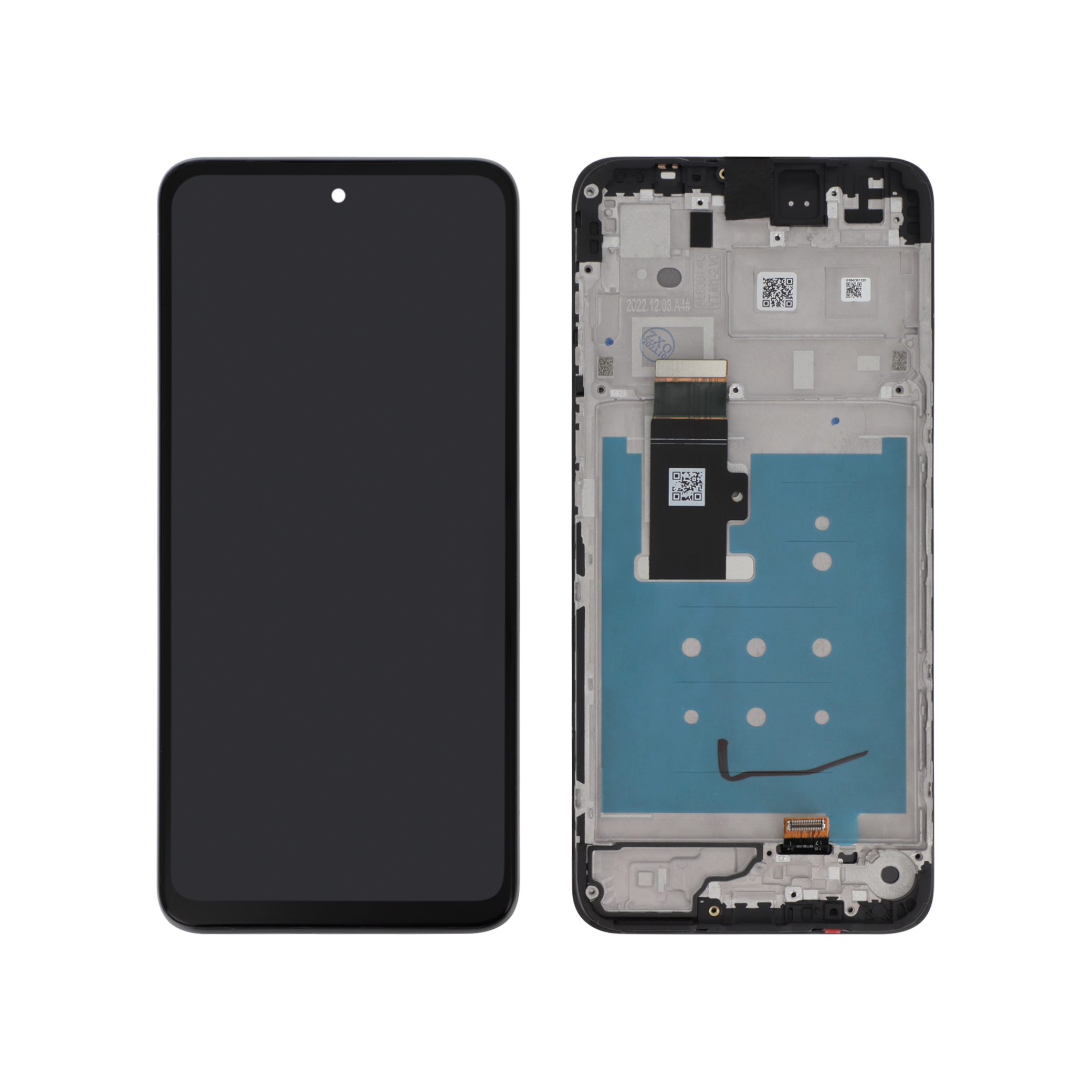 Display complet cu ramă Moto G23 Compatibil