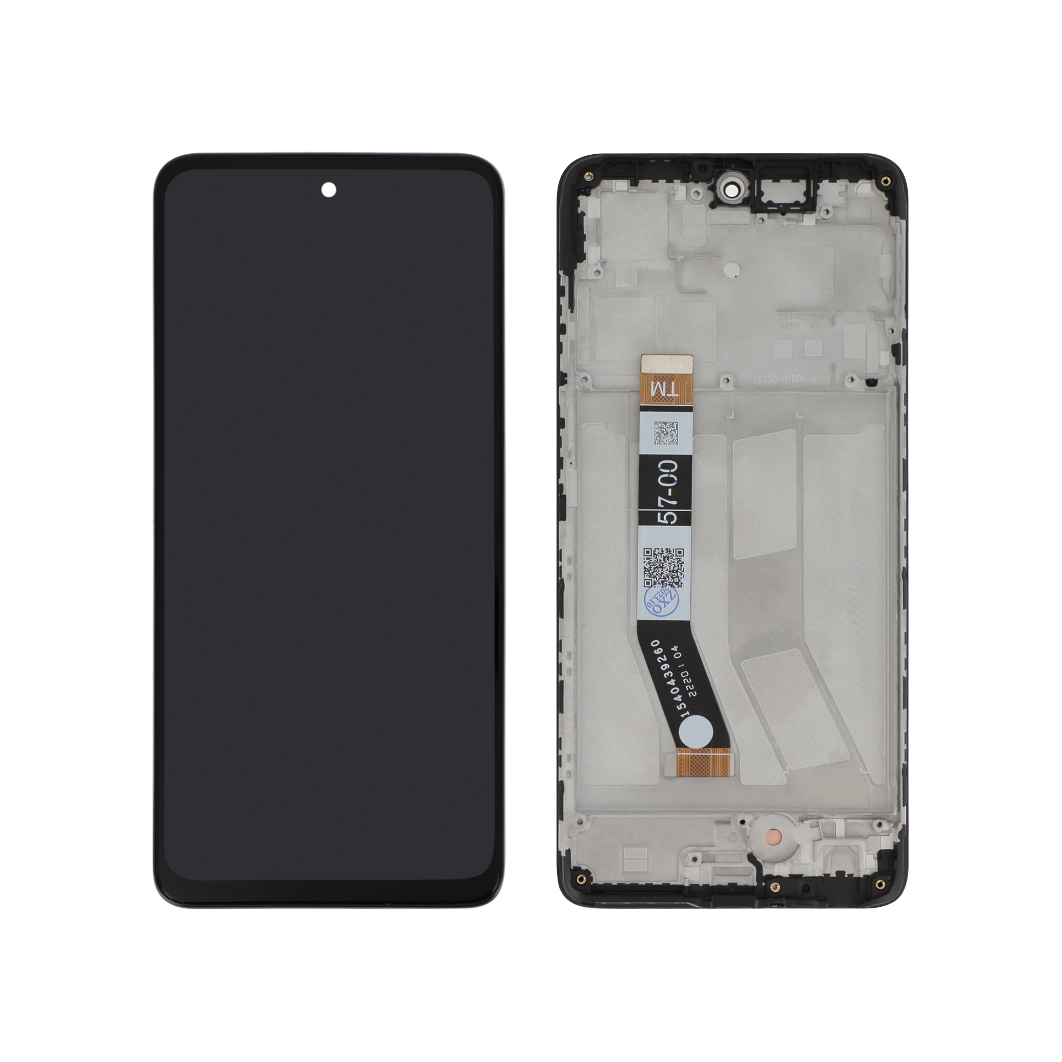 Display complet cu ramă Moto G73 5G Compatibil