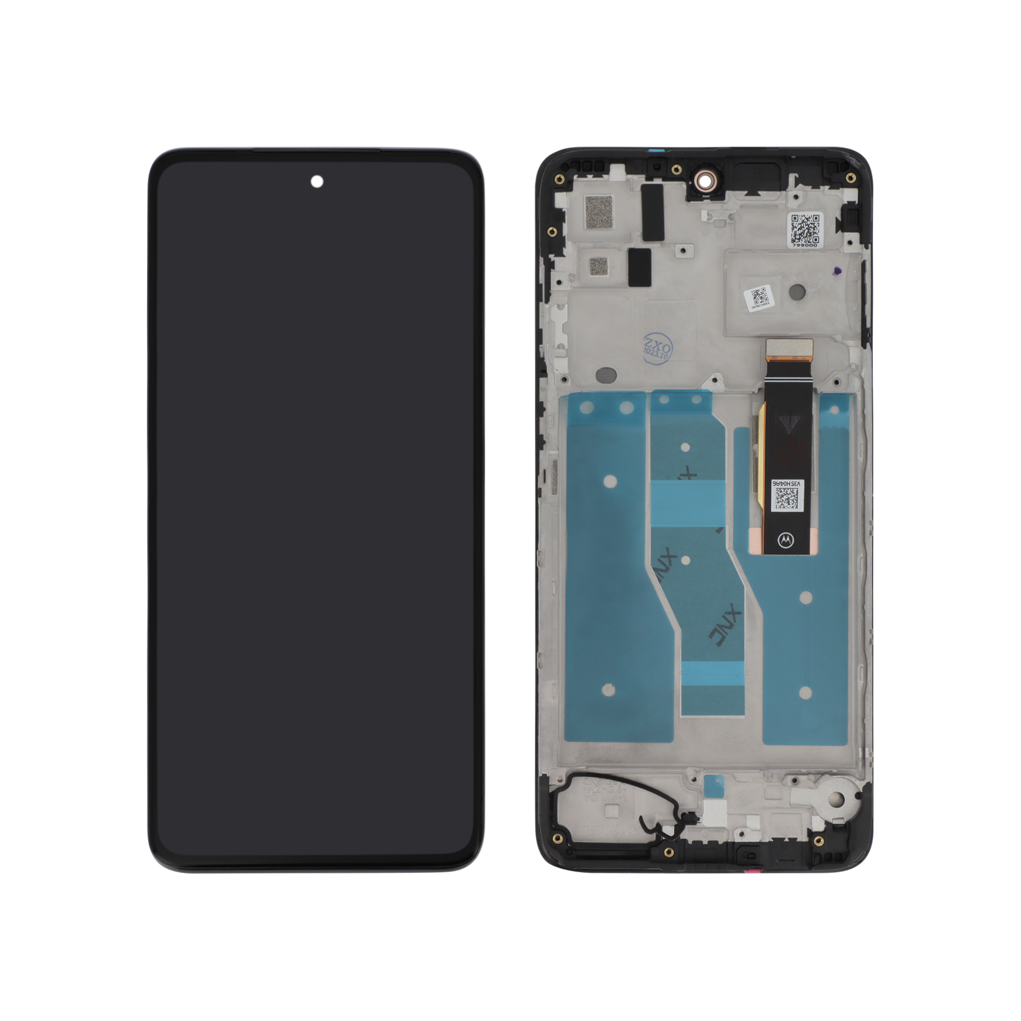 Display complet cu ramă Moto G82 5G Reconditionat