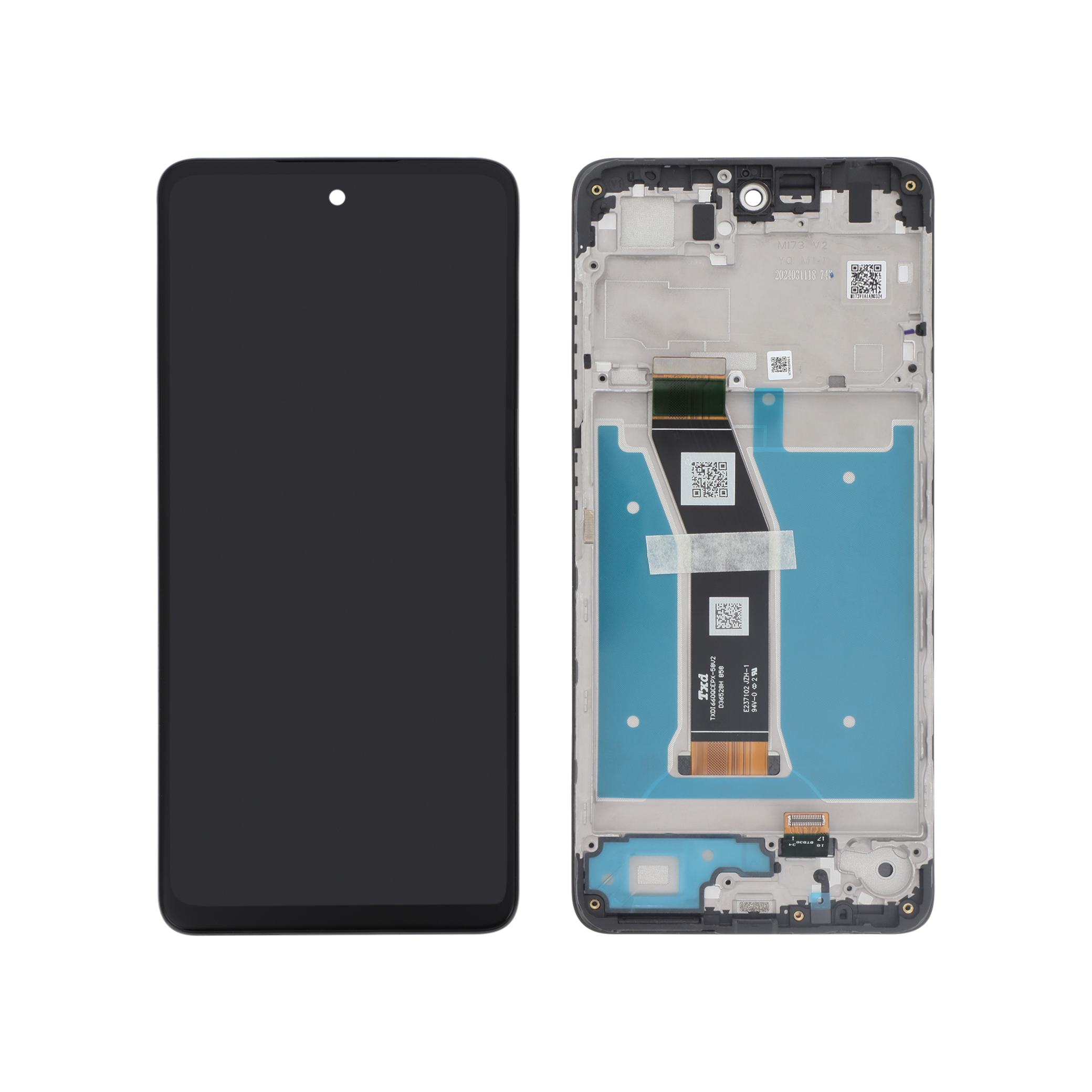 Display complet Motorola Moto G04 Negru Service Pack