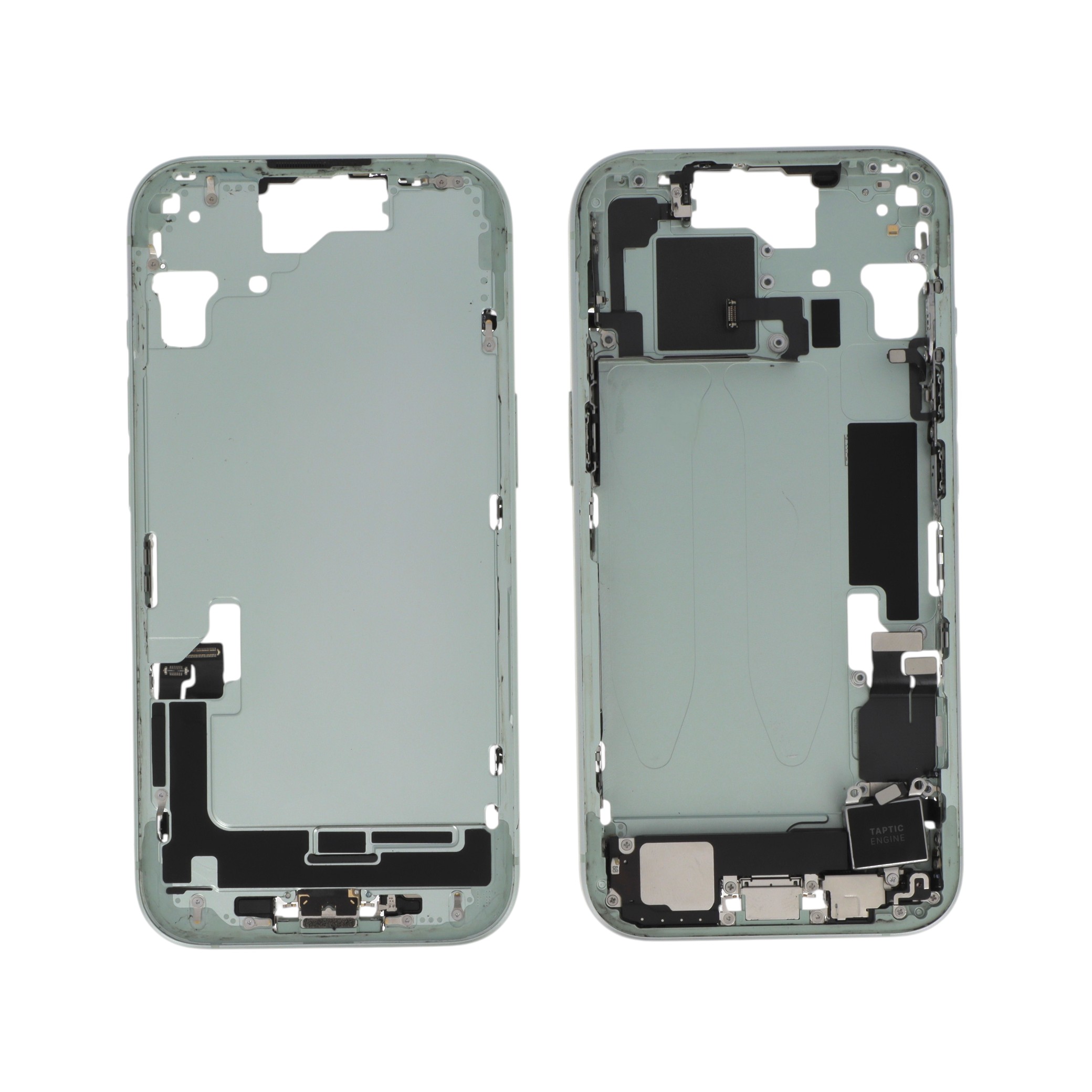 Midframe Green cu componente iPhone 15 - Pulled A