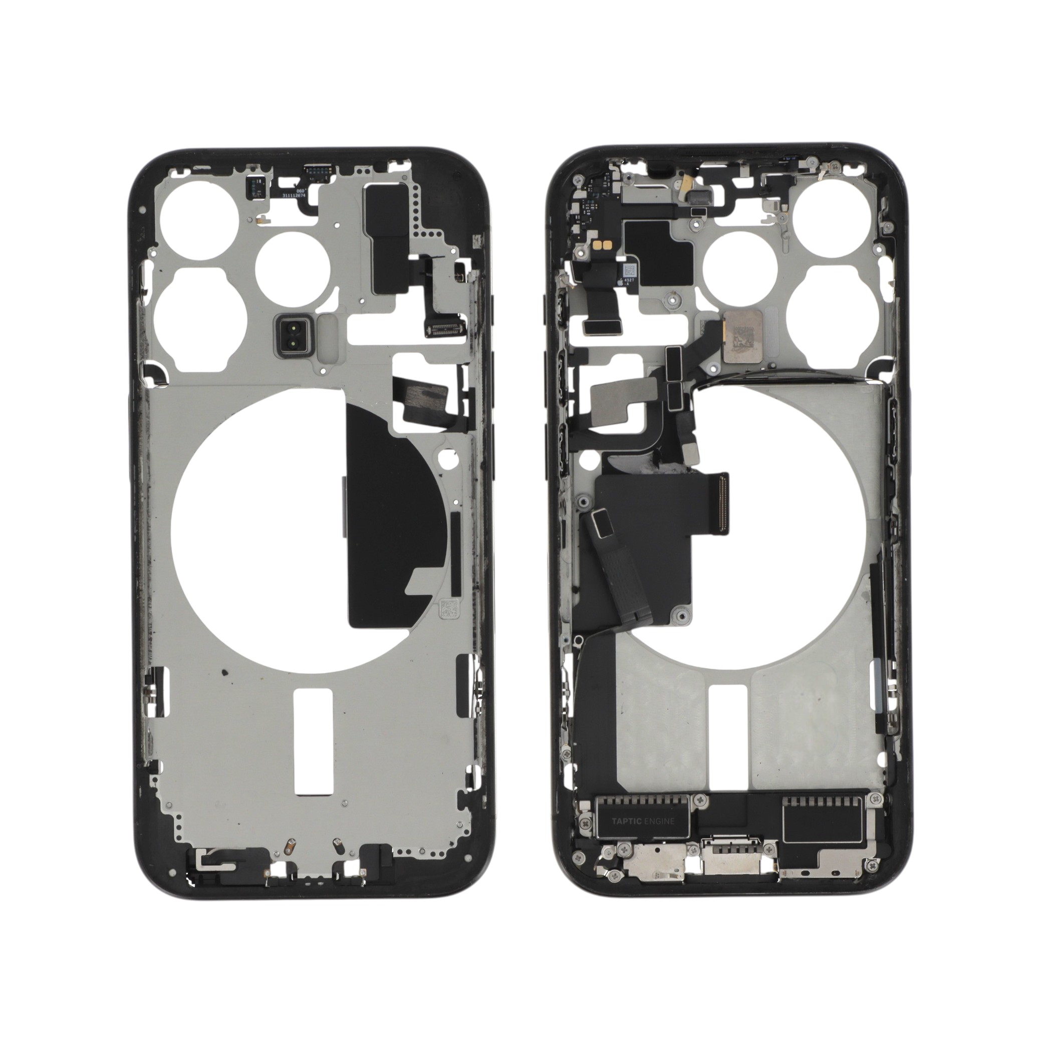 Midframe Black Titanium cu componente iPhone 15 Pro, Pulled A