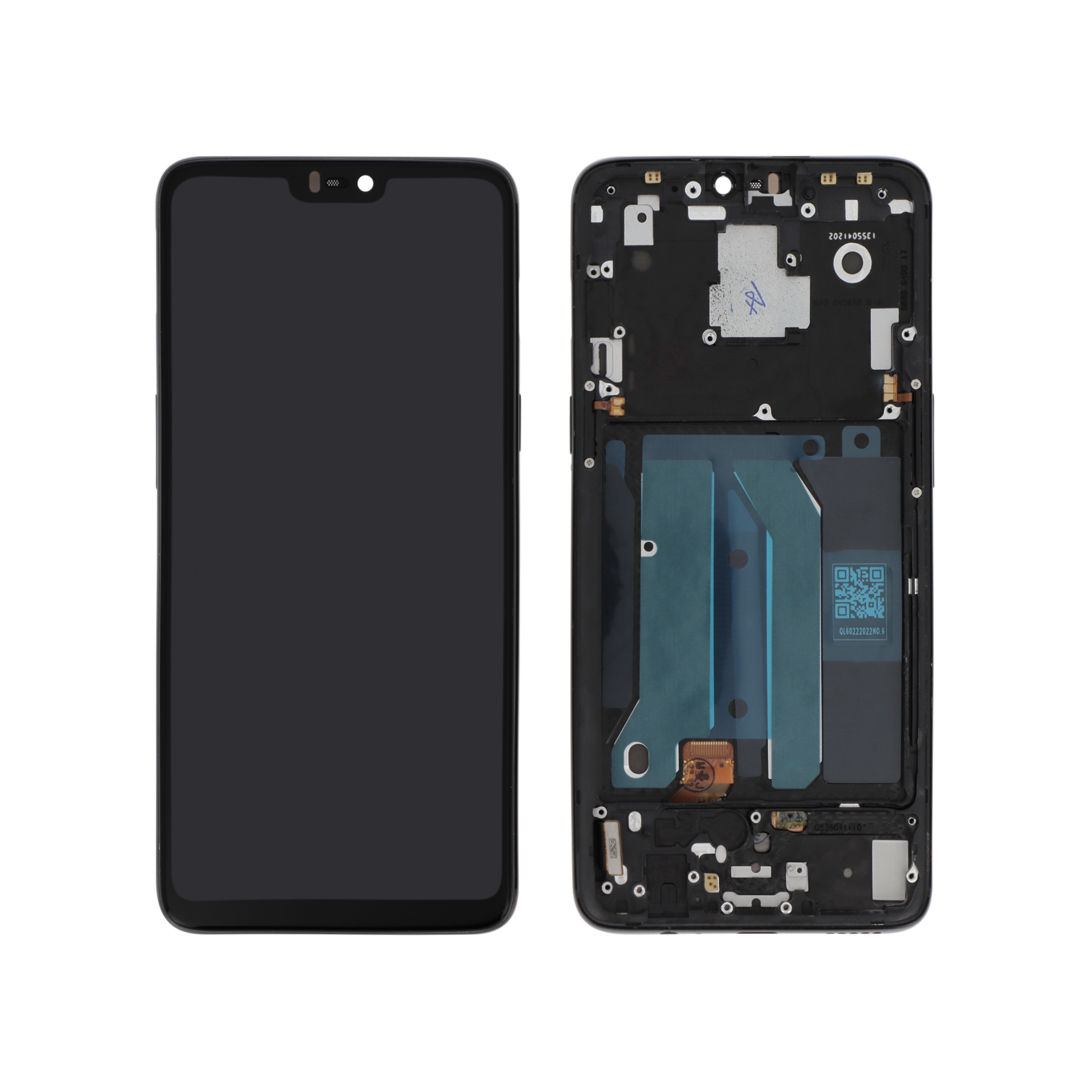 Display complet Reconditionat cu ramă OnePlus 6 A6000 Black