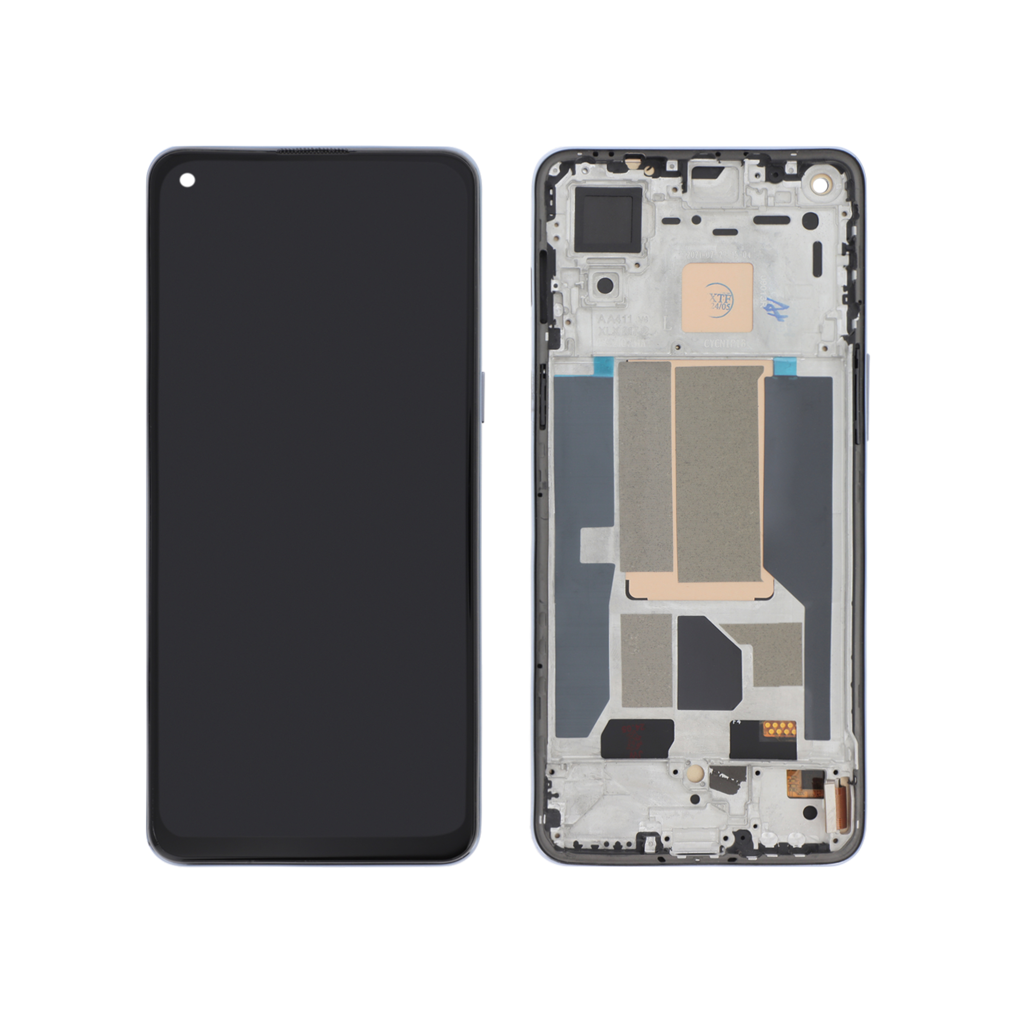 Display complet TFT cu ramă OnePlus Nord 2 5G Compatibil