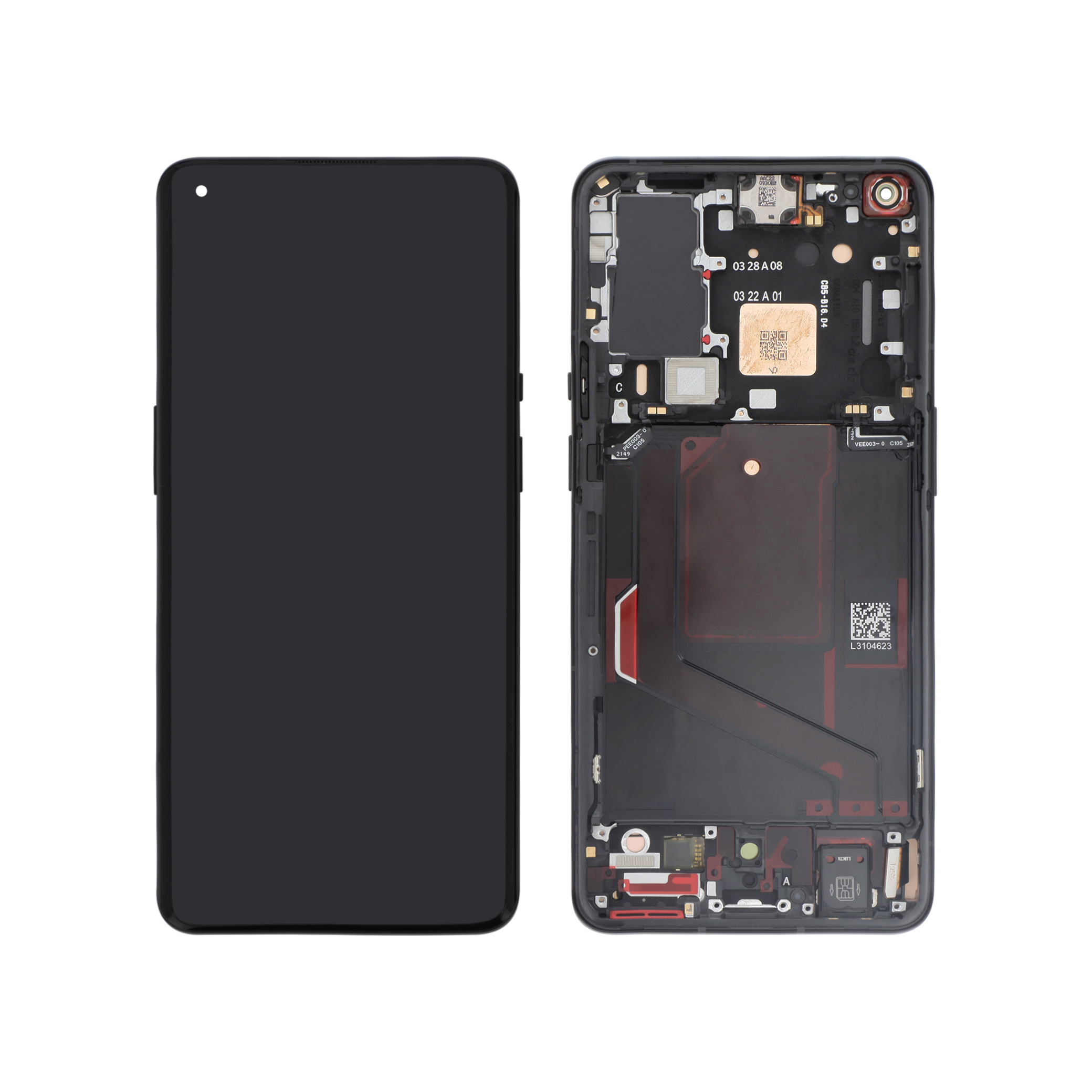 Display Assembly OnePlus 9 Pro Black Service Pack