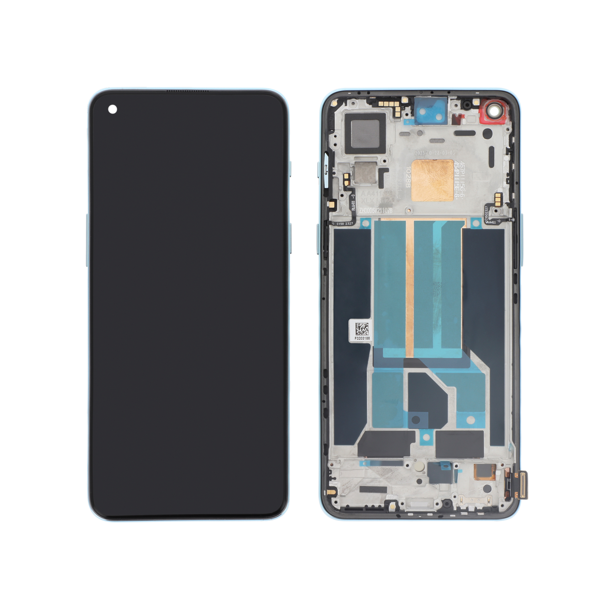 Display complet OnePlus Nord 2 5G Albastru Service Pack