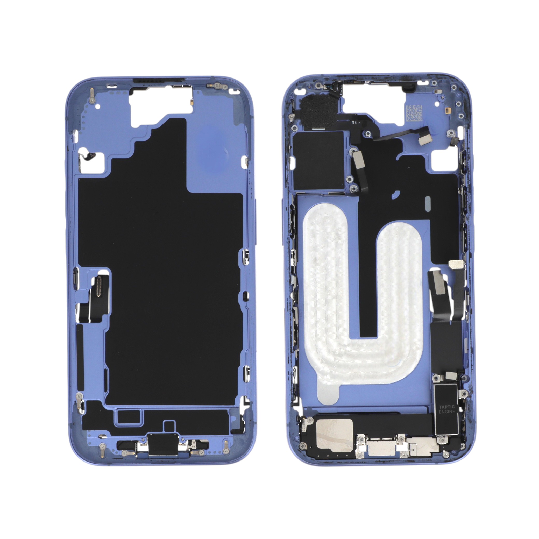 Midframe Ultramarine cu componente iPhone 16, Pulled A