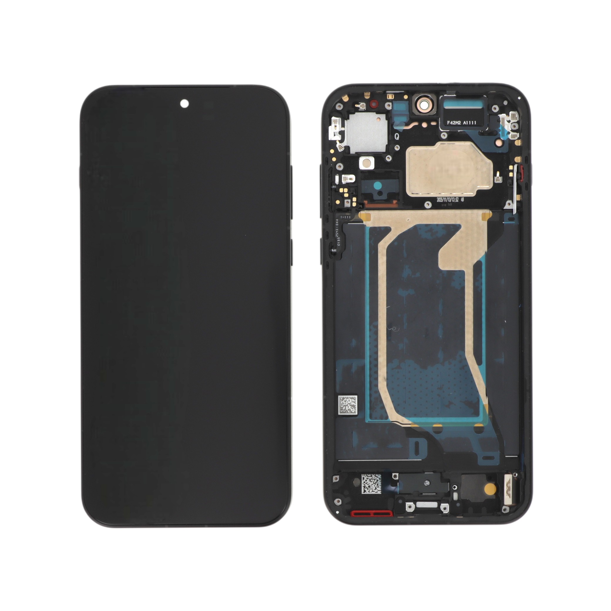 Display complet cu ramă OnePlus 15 Negru Reconditionat