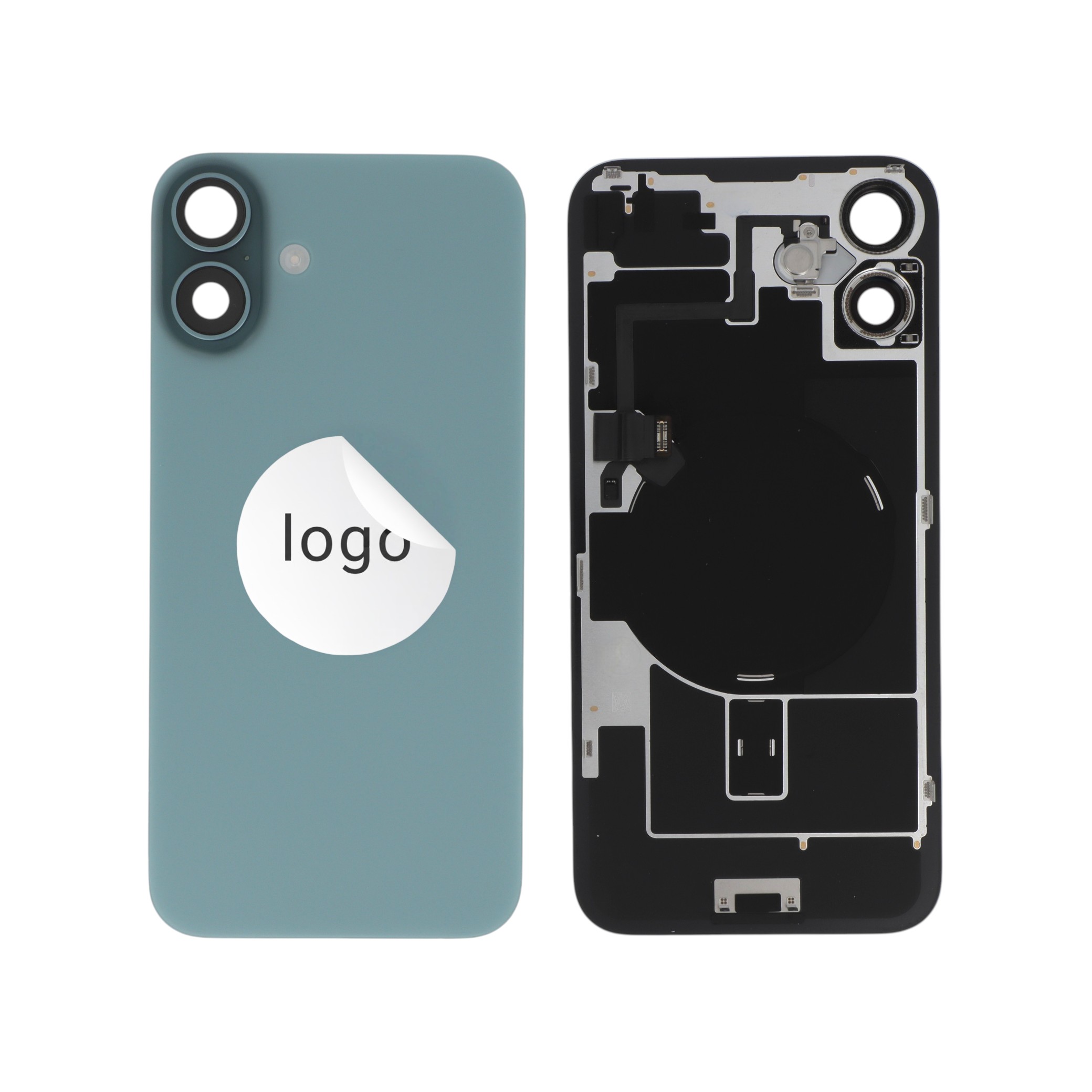 Carcasă completă Complet Teal iPhone 16 Plus, Pulled A