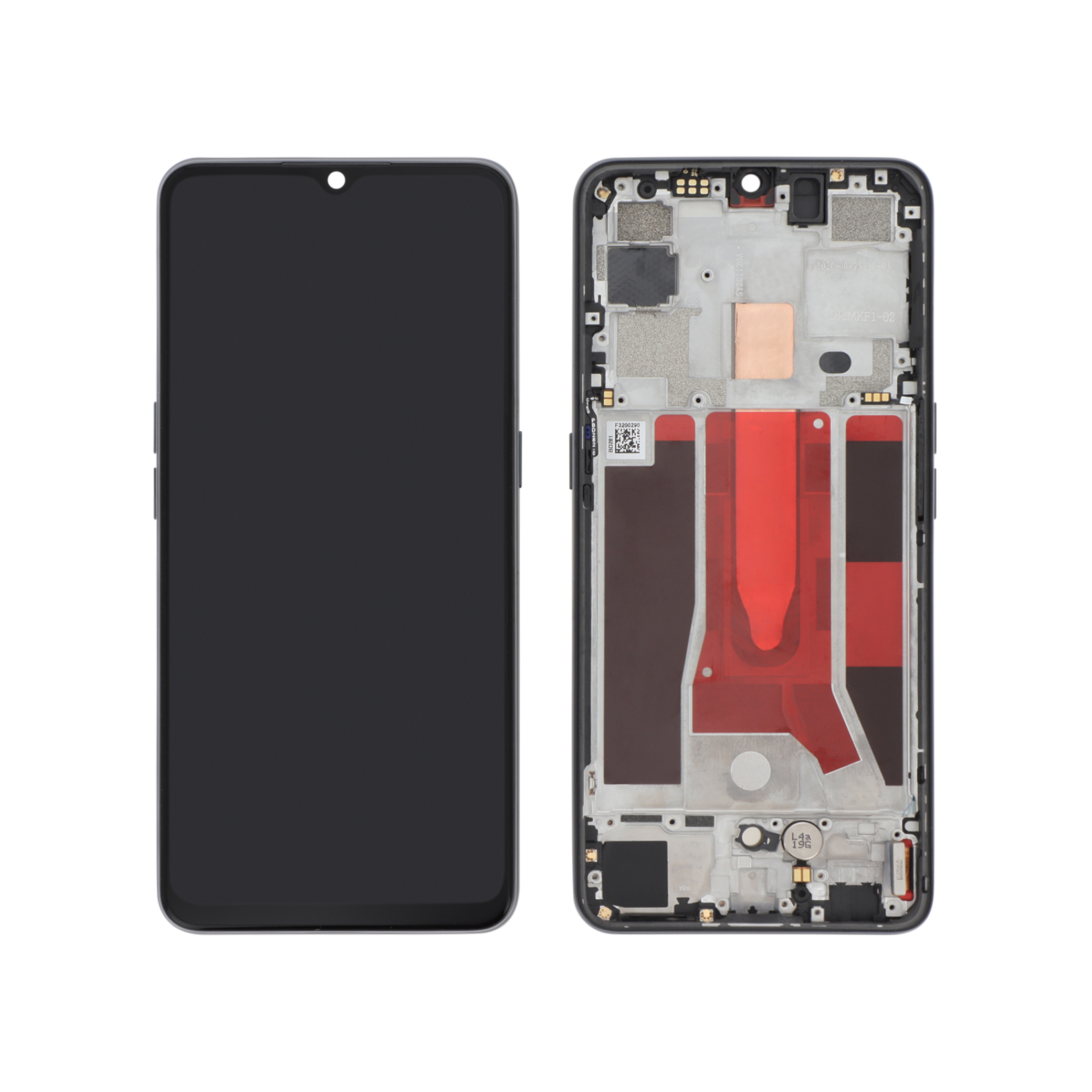 Display Assembly Oppo Find X2 Lite / Reno3 5G Black Service Pack