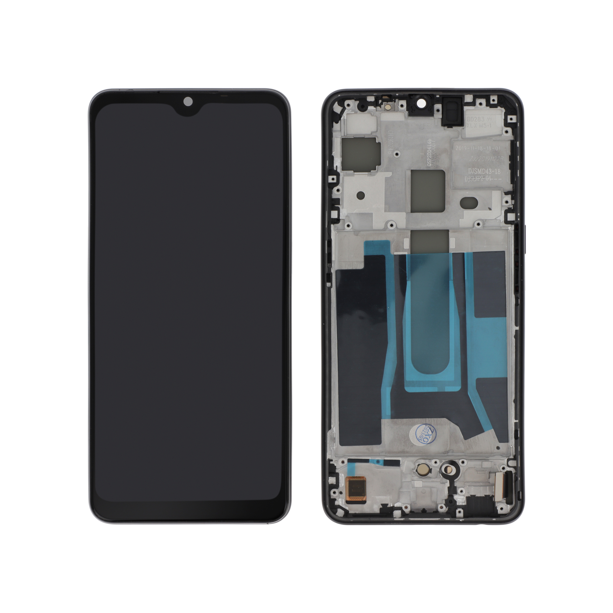 Display OLED cu ramă Oppo Find X2 Lite Negru Compatibil